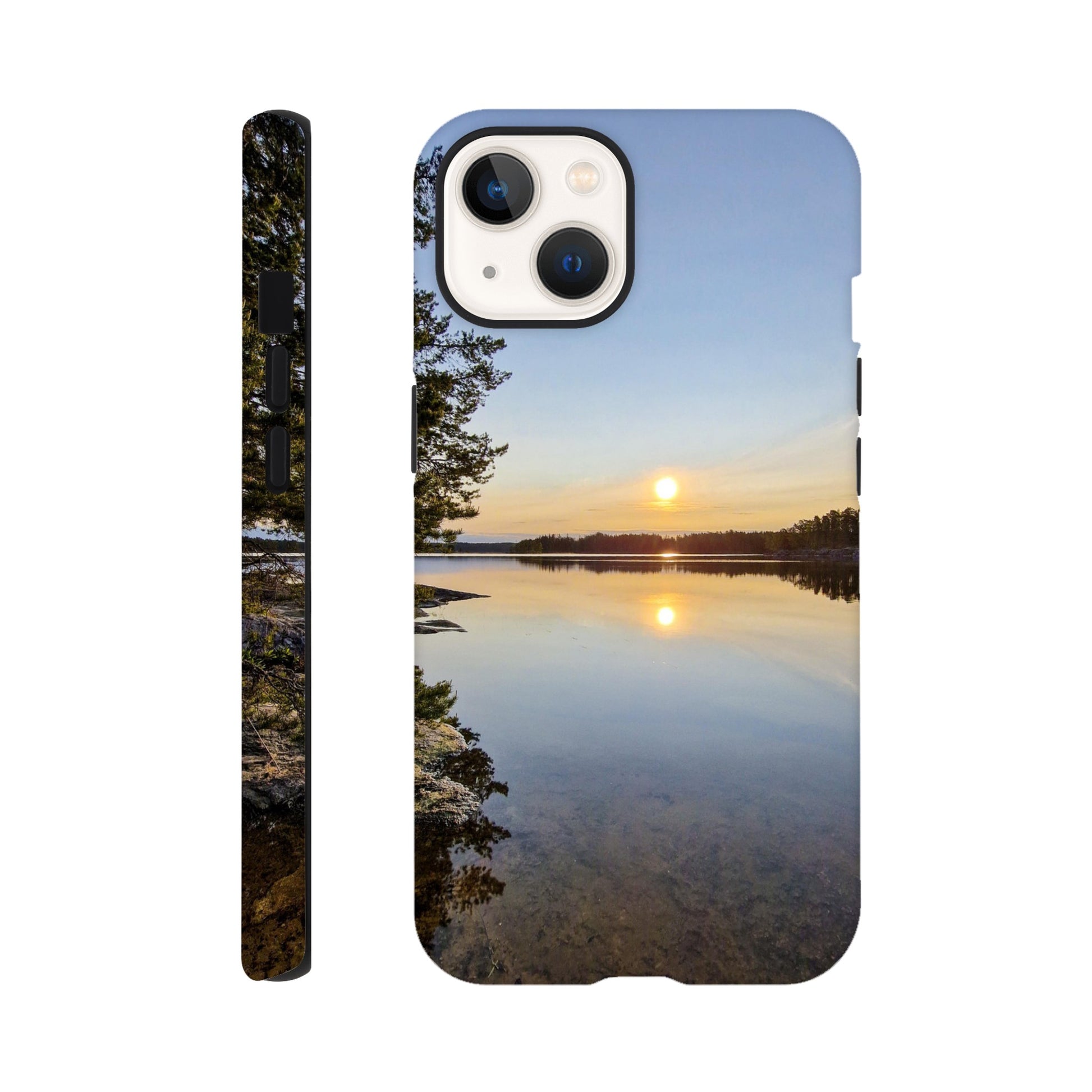 Calm Lake Serenity - Tough Phone Case - JDivine 