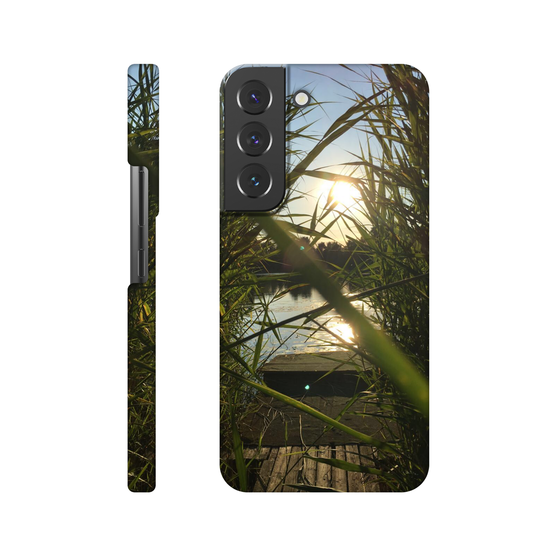 Golden Reed Passage - Slim Phone Case - JDivine 