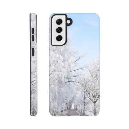 Winter’s Silent Path - Tough Phone Case - JDivine 