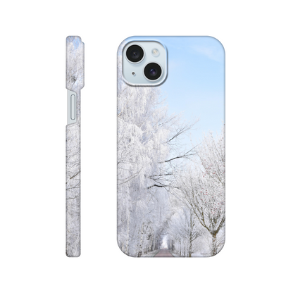 Winter’s Silent Path - Slim Phone Case - JDivine 