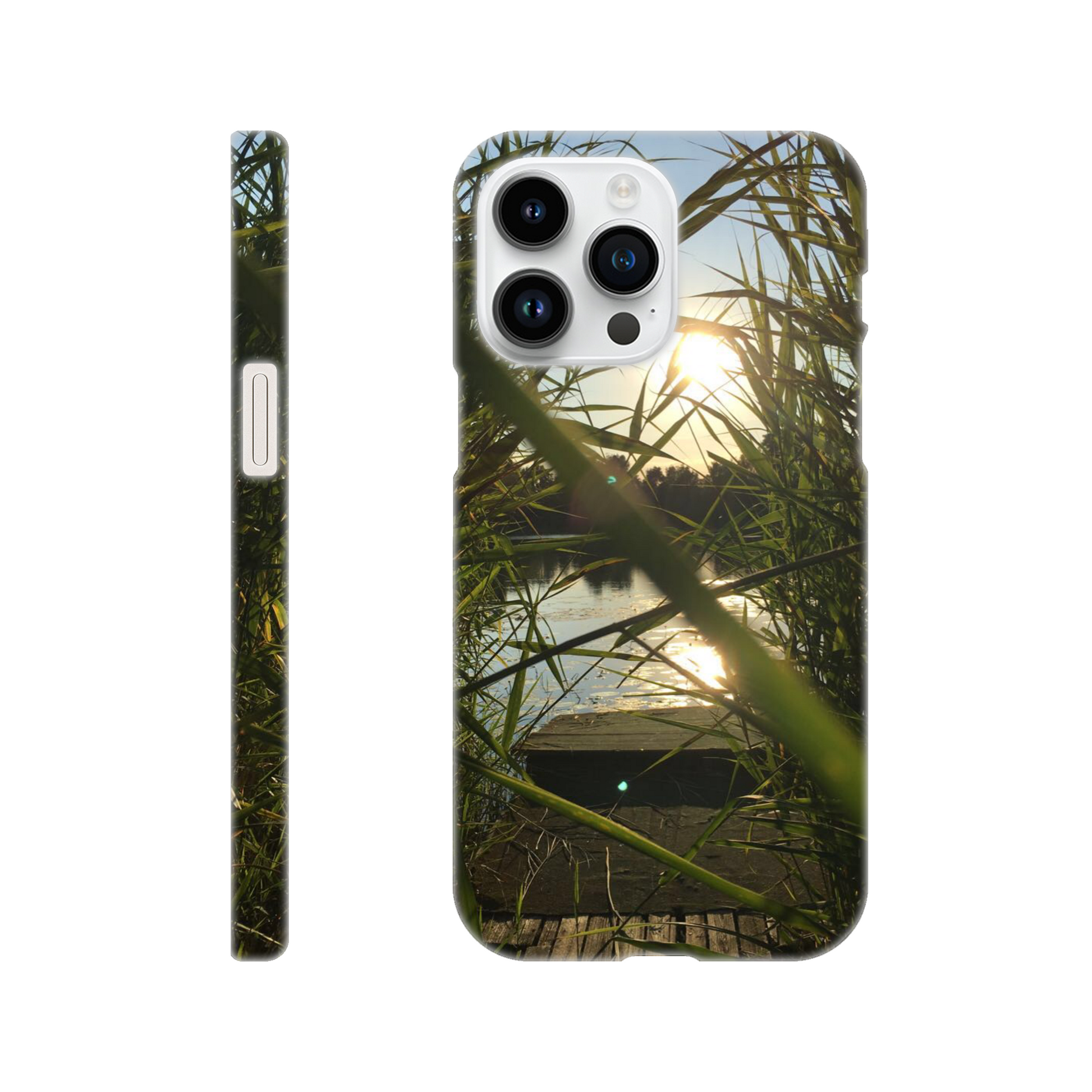 Golden Reed Passage - Slim Phone Case - JDivine 