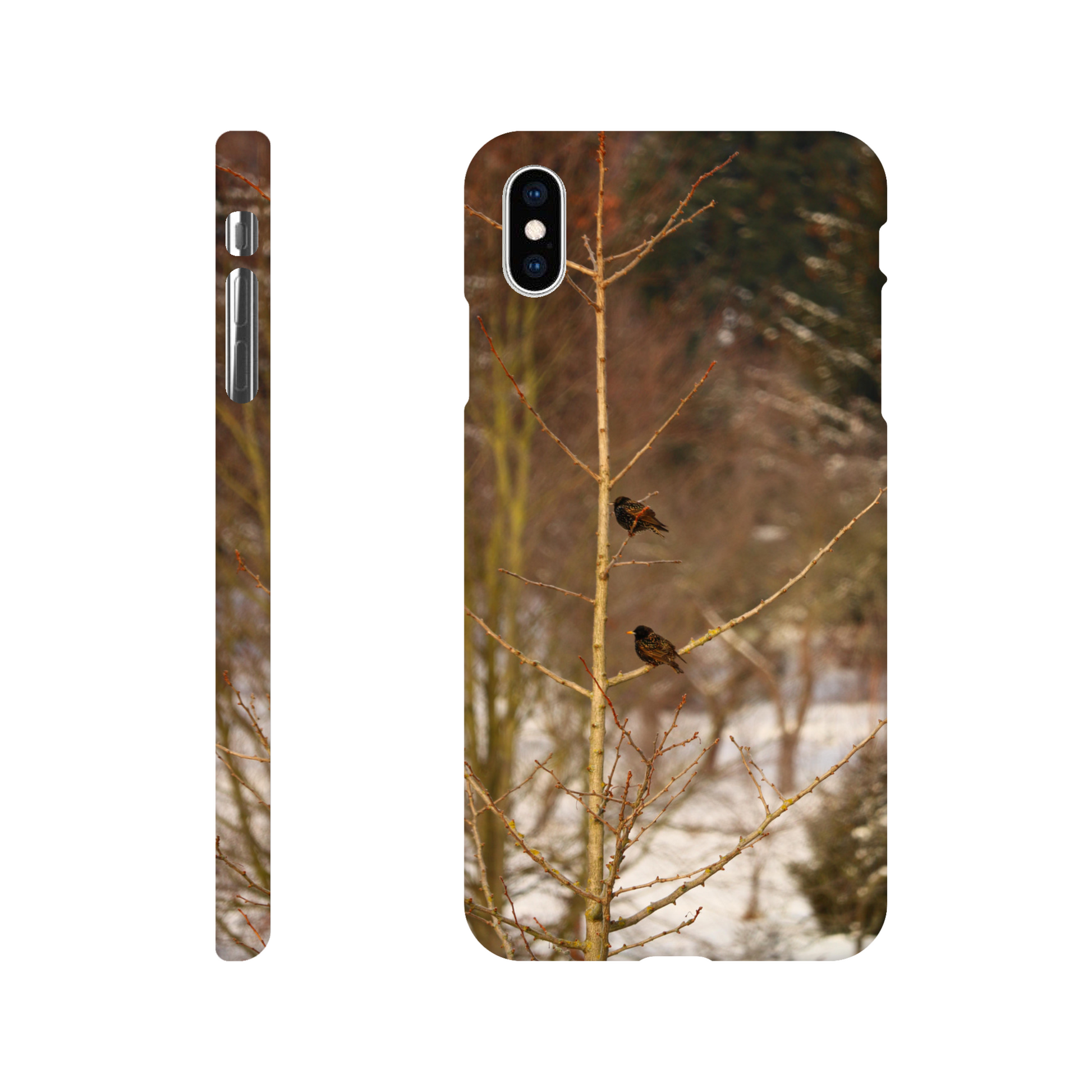 Feathered Winterday - Slim Phone Case - JDivine 