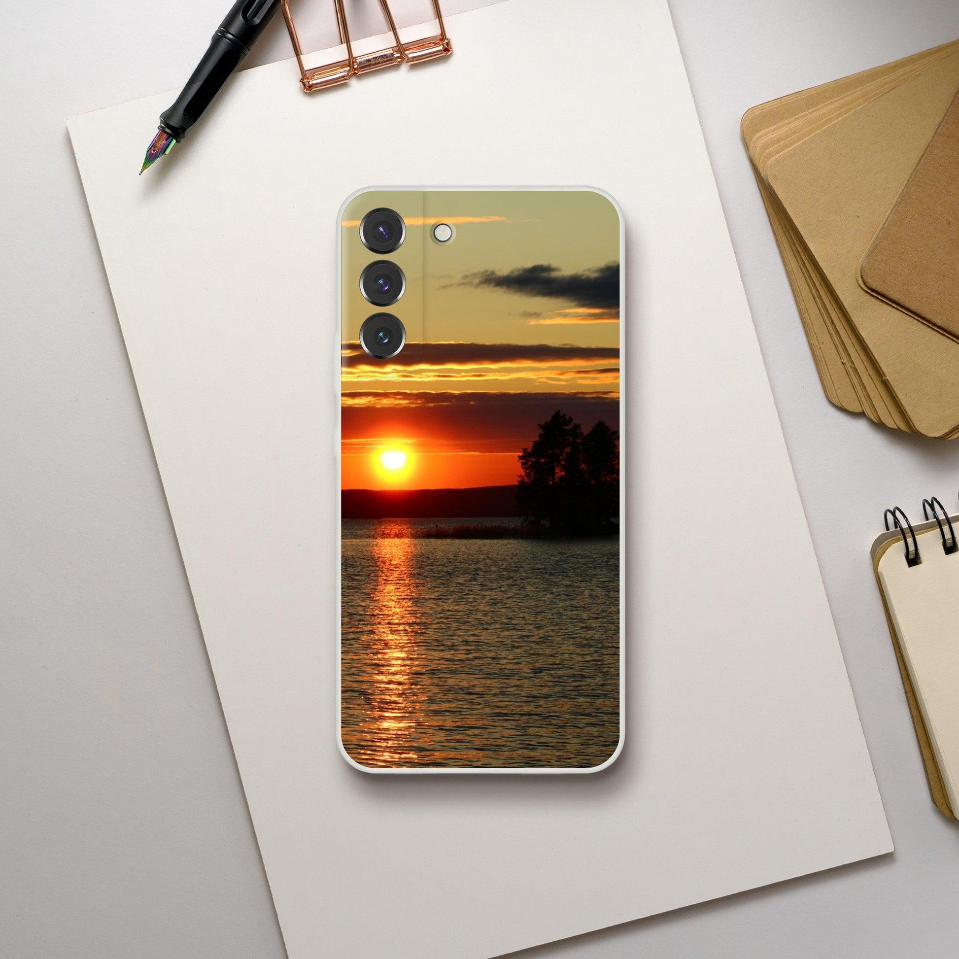 Radiant Sunset Waters - Flexi Phone Case - JDivine 