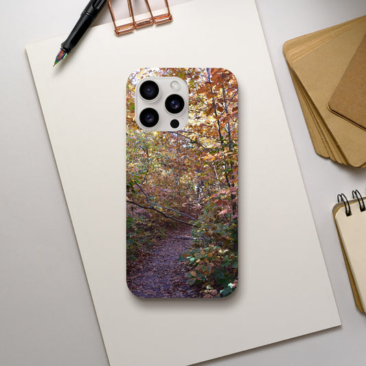 Pathway of Leaves – Tough Phone Case - JDivine 