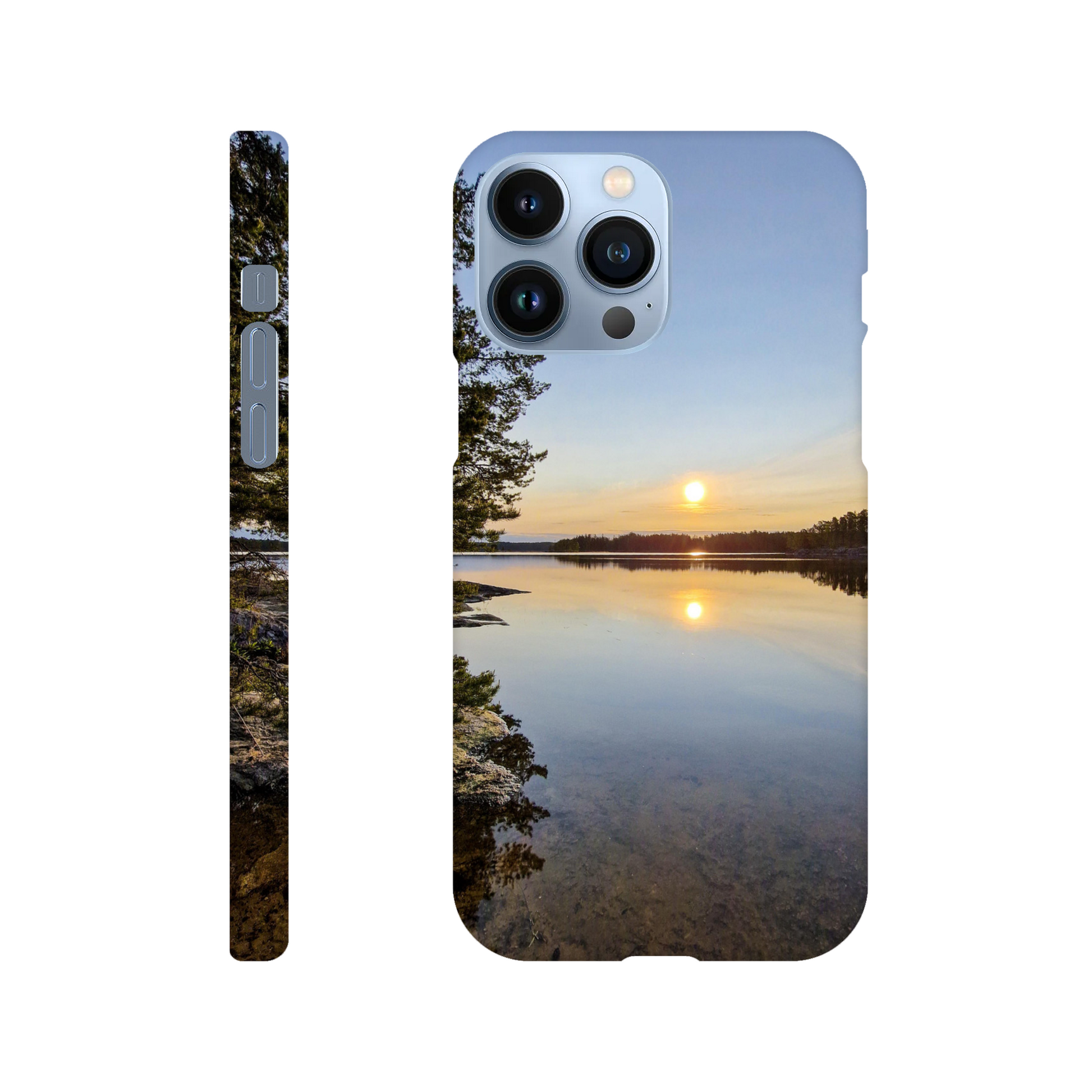Calm Lake Serenity - Slim Phone Case - JDivine 