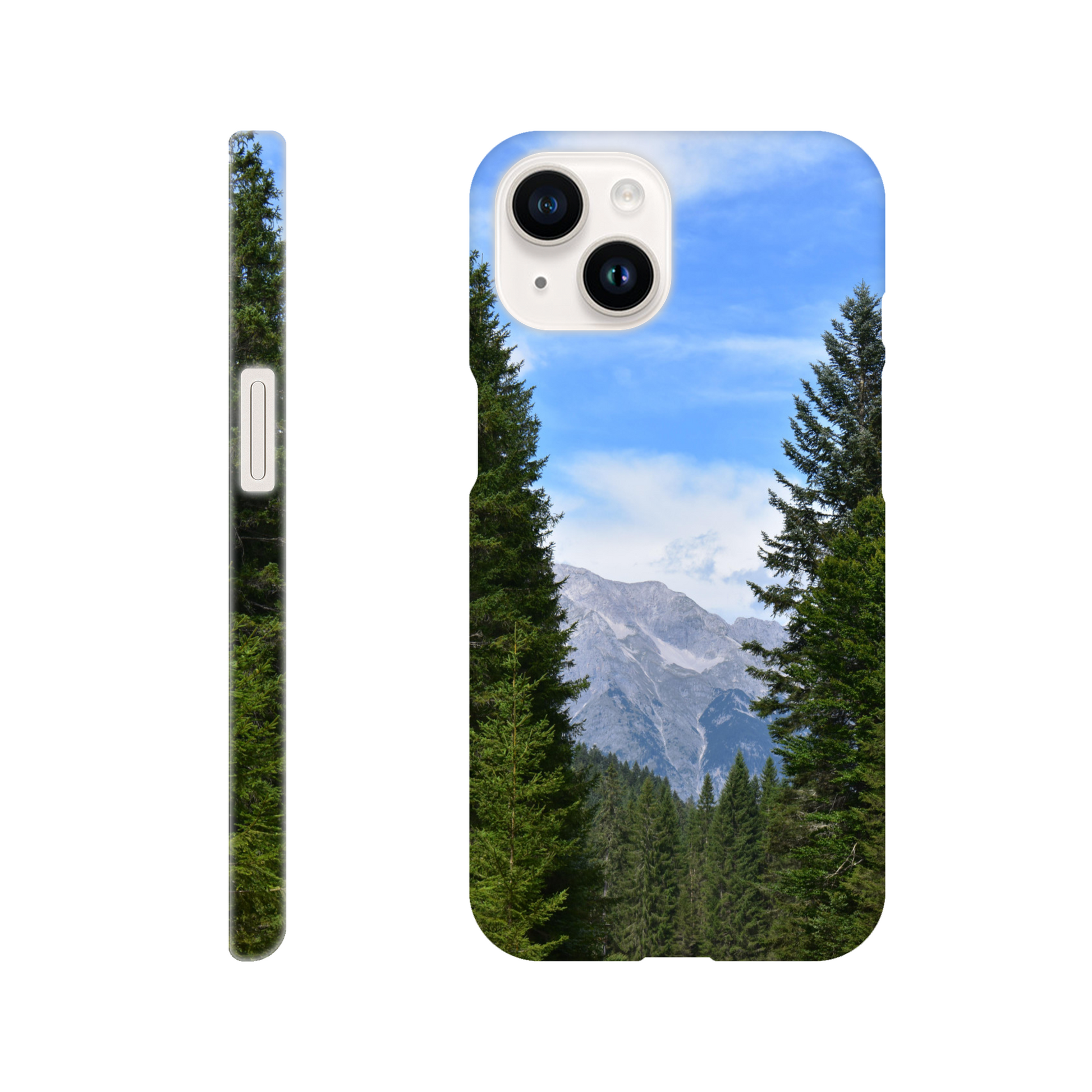 Evergreen Peaks - Slim Phone Case - JDivine 