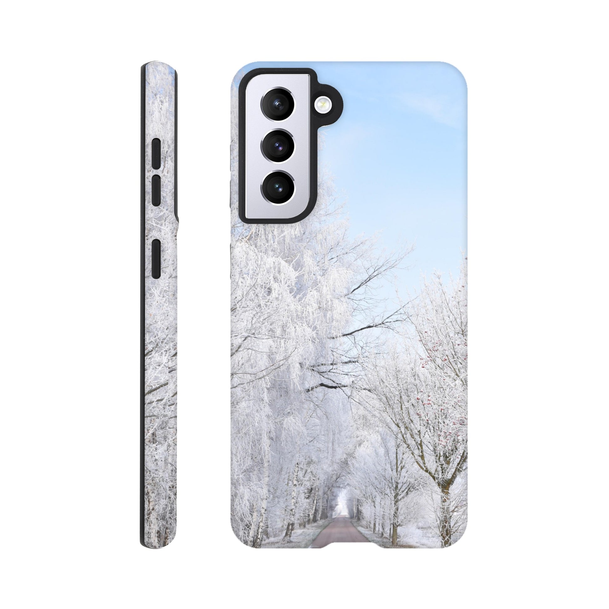 Winter’s Silent Path - Tough Phone Case - JDivine 