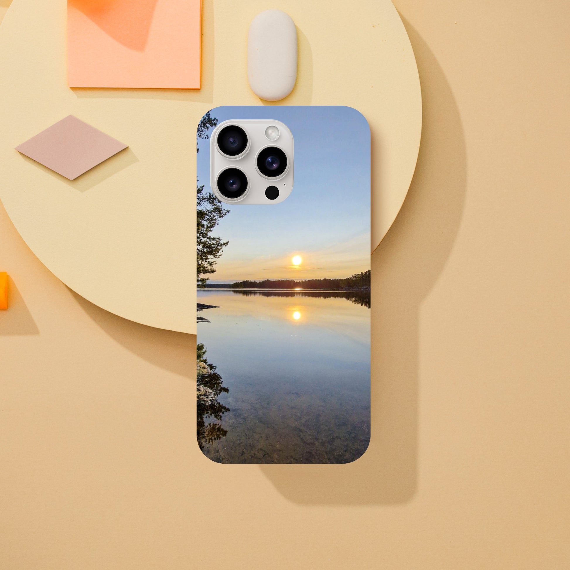 Calm Lake Serenity - Tough Phone Case - JDivine 