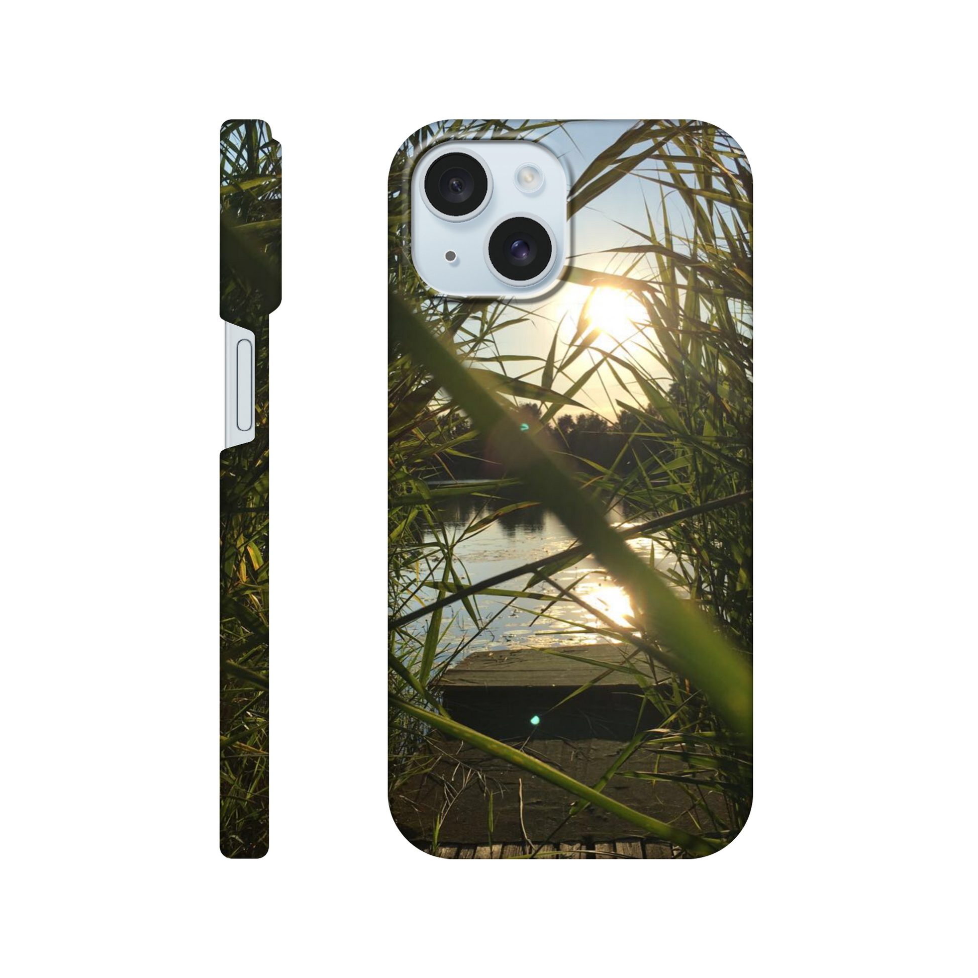 Golden Reed Passage - Slim Phone Case - JDivine 
