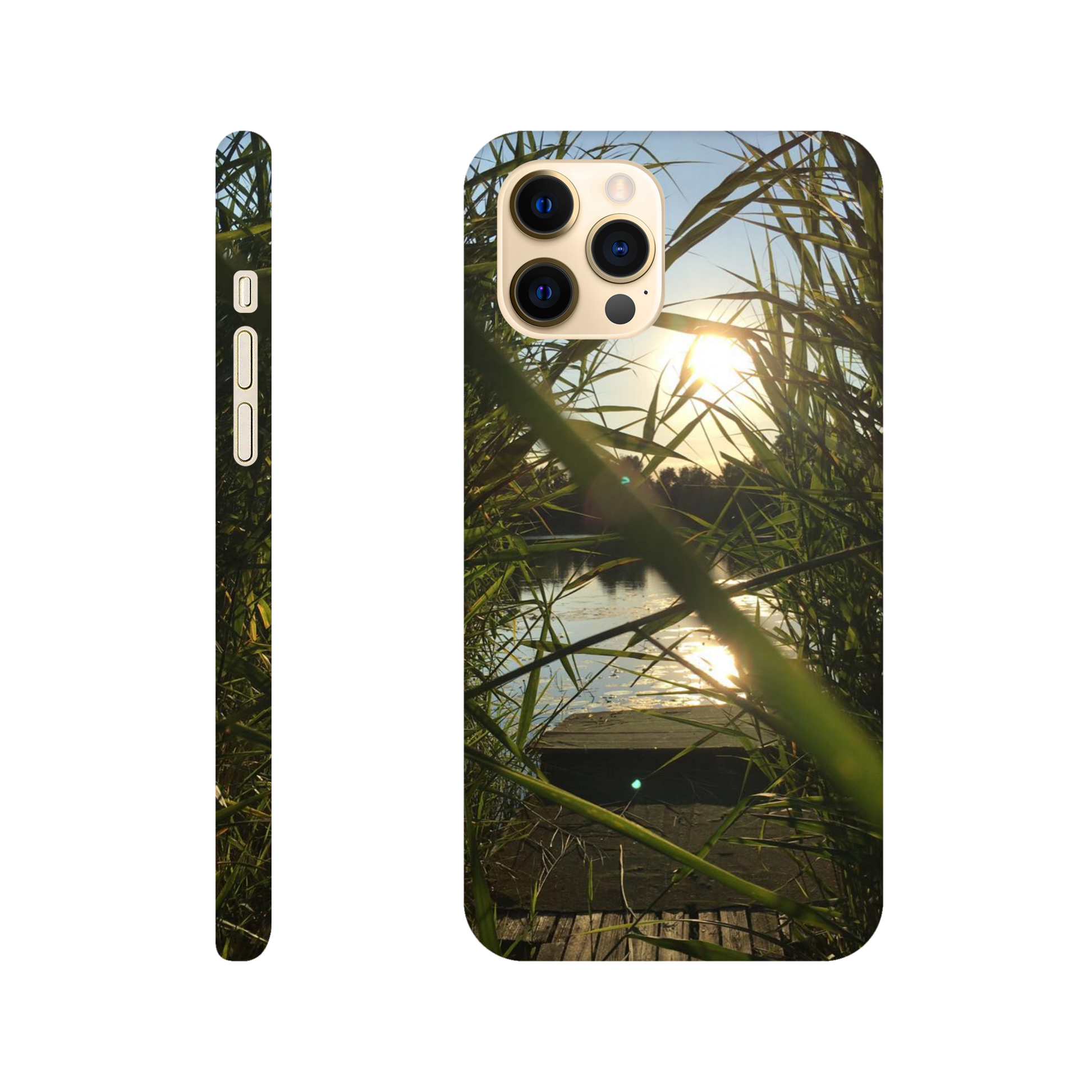 Golden Reed Passage - Slim Phone Case - JDivine 
