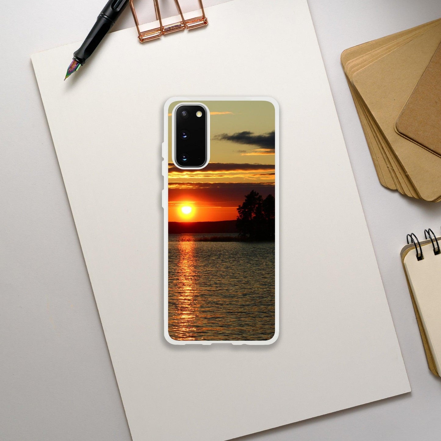 Radiant Sunset Waters - Flexi Phone Case - JDivine 