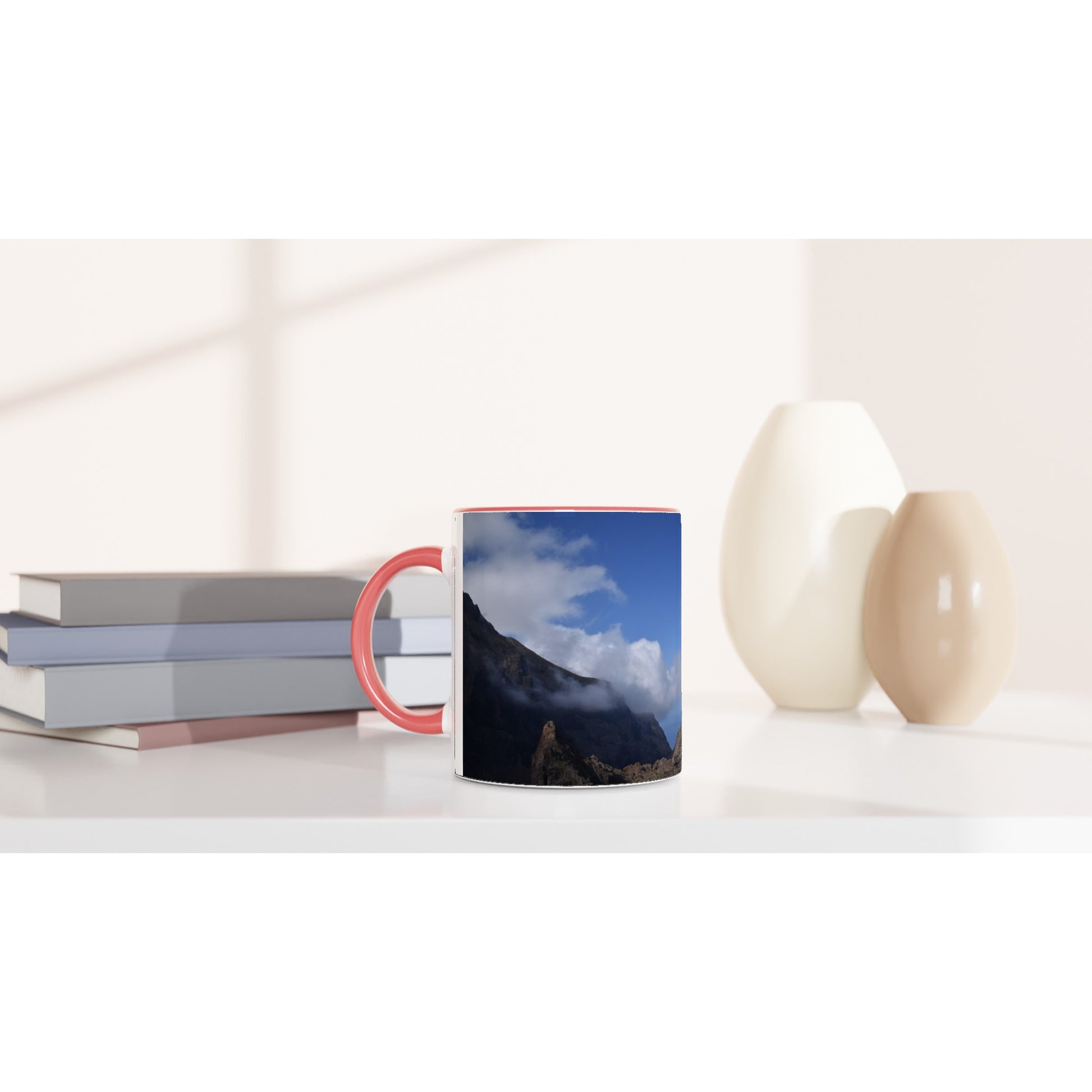 Cloud-Crowned Cliffs - Mug - JDivine 
