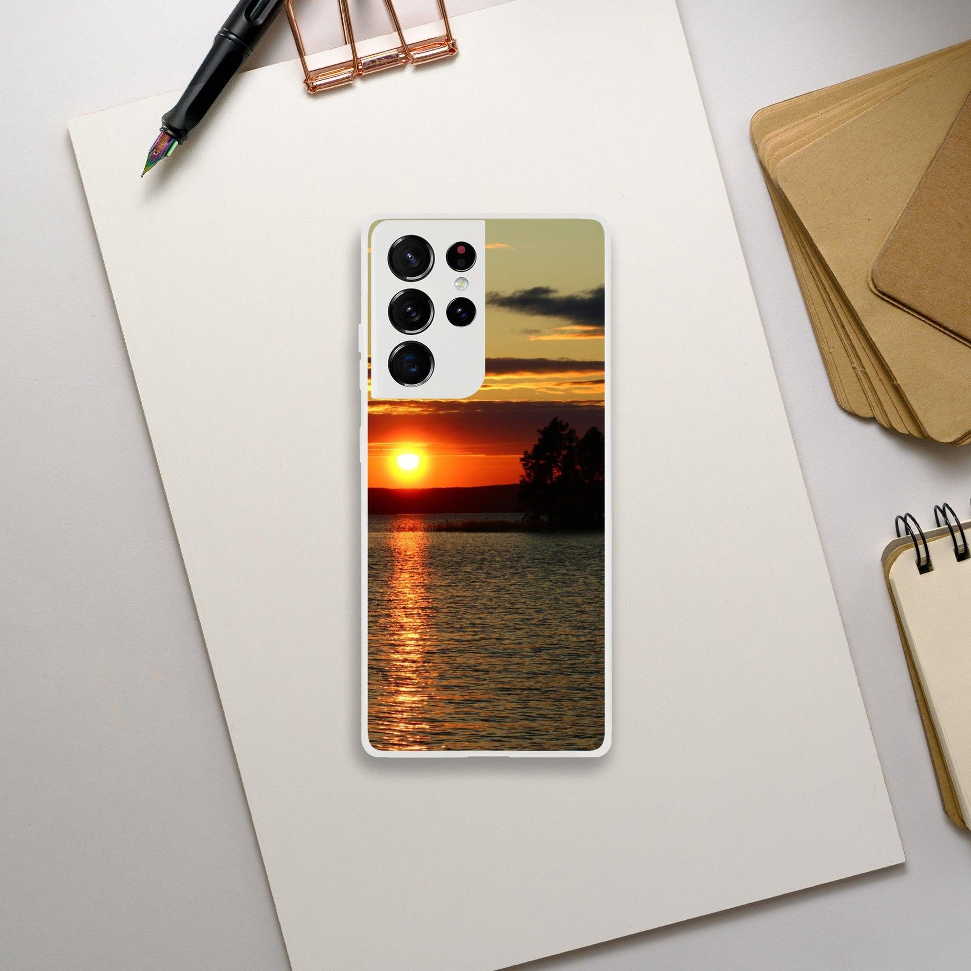 Radiant Sunset Waters - Flexi Phone Case - JDivine 