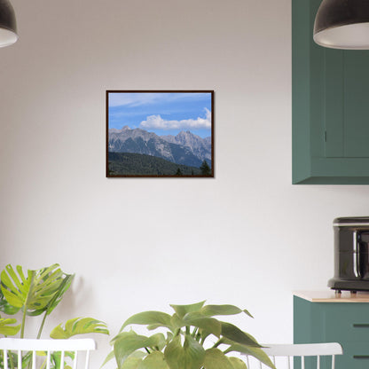 Majestic Peaks - Framed Poster - JDivine 