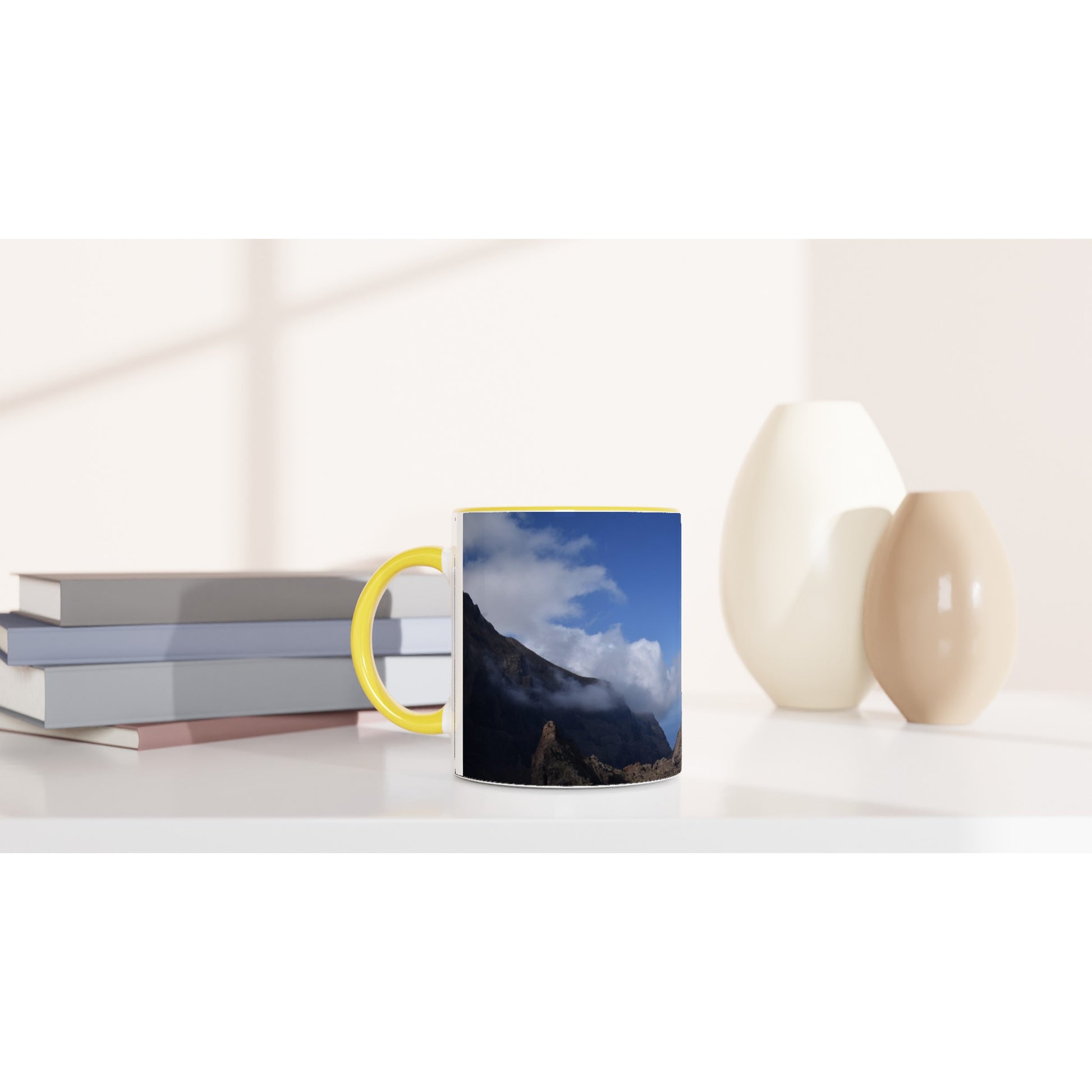 Cloud-Crowned Cliffs - Mug - JDivine 