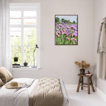 Purple Bloom Whispers - Framed Poster - JDivine 