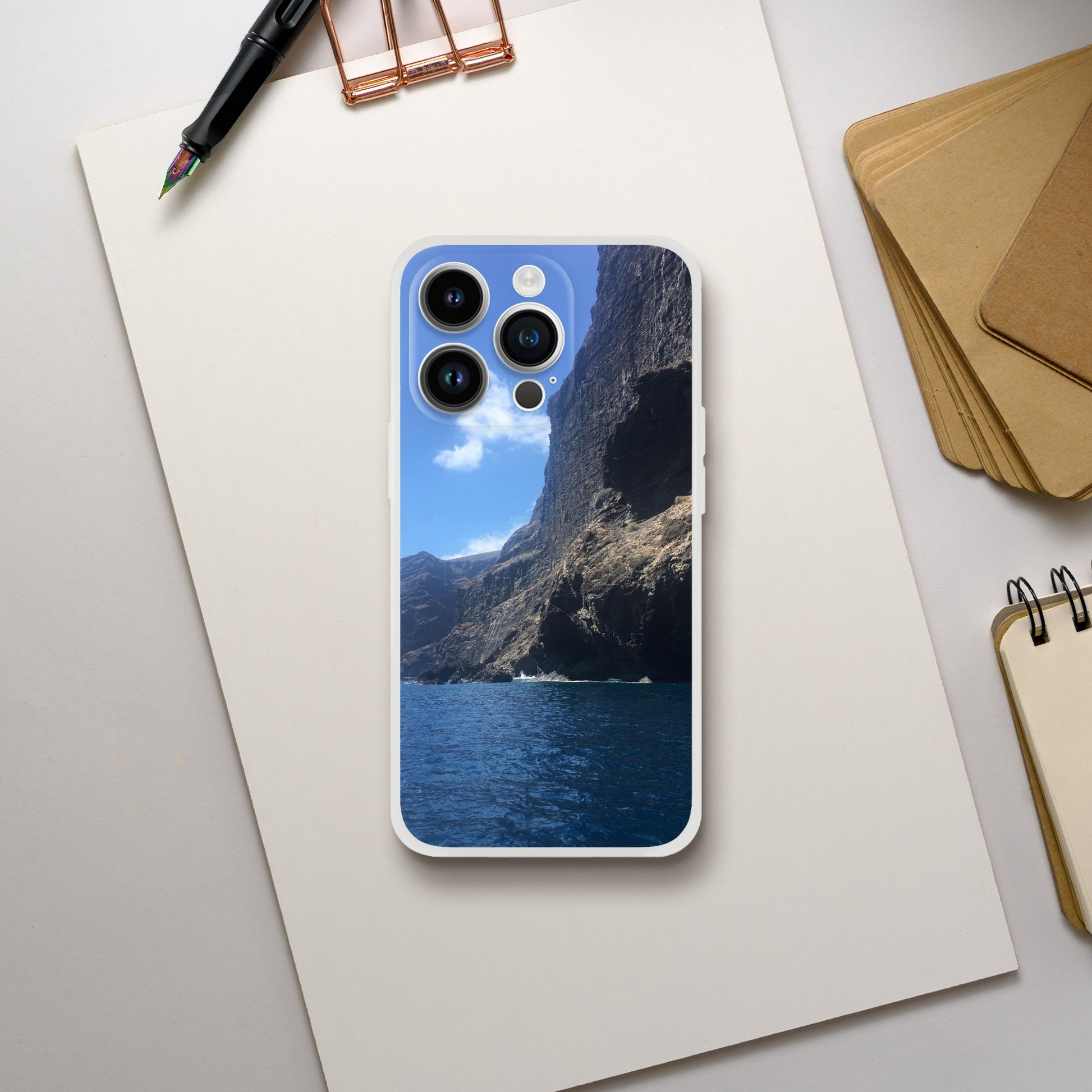 Azure Cliffs Encounter - Flexi Phone Case - JDivine 