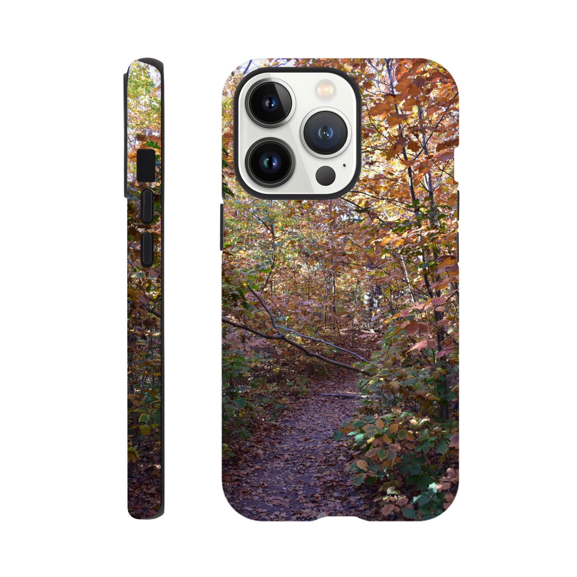 Pathway of Leaves – Tough Phone Case - JDivine 