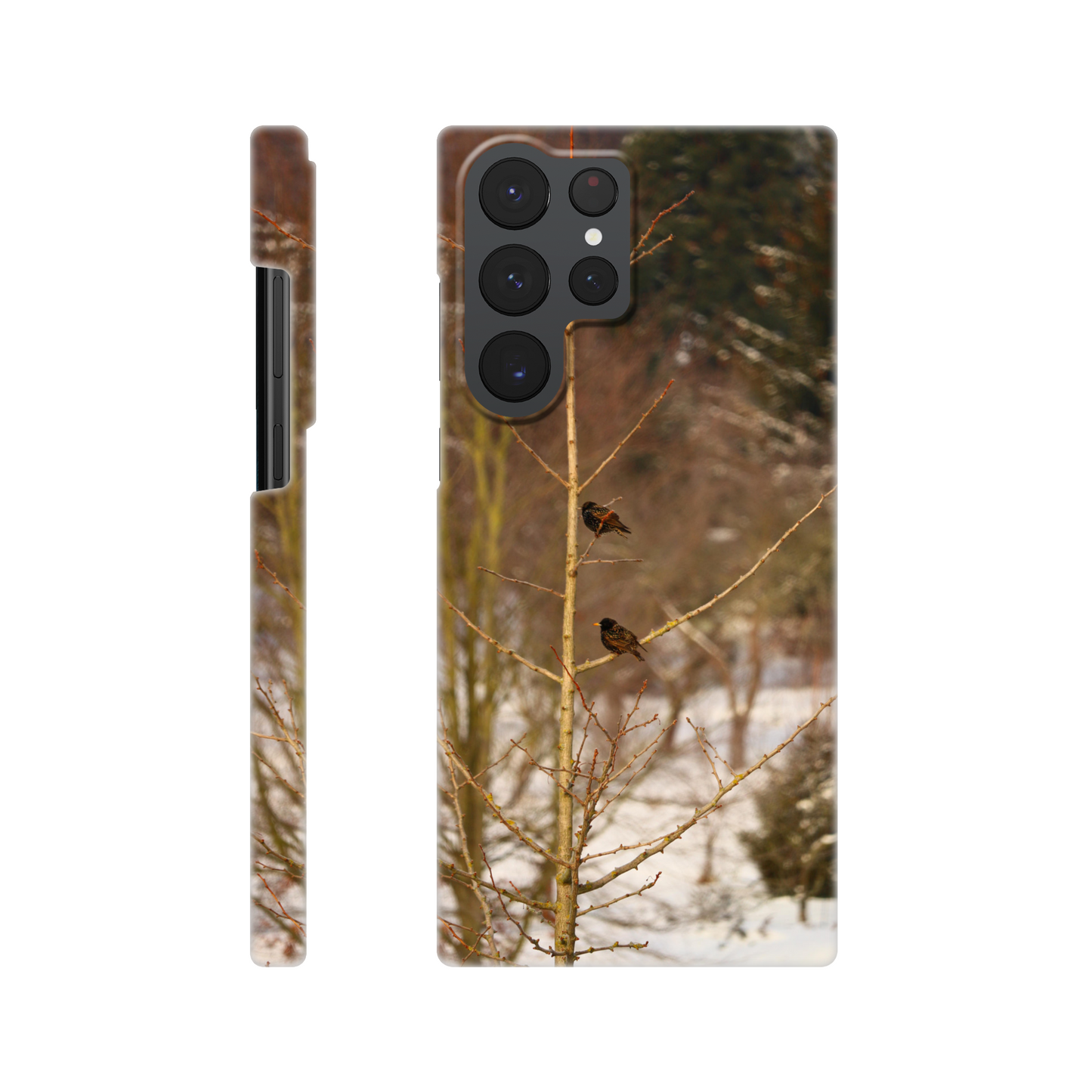 Feathered Winterday - Slim Phone Case - JDivine 