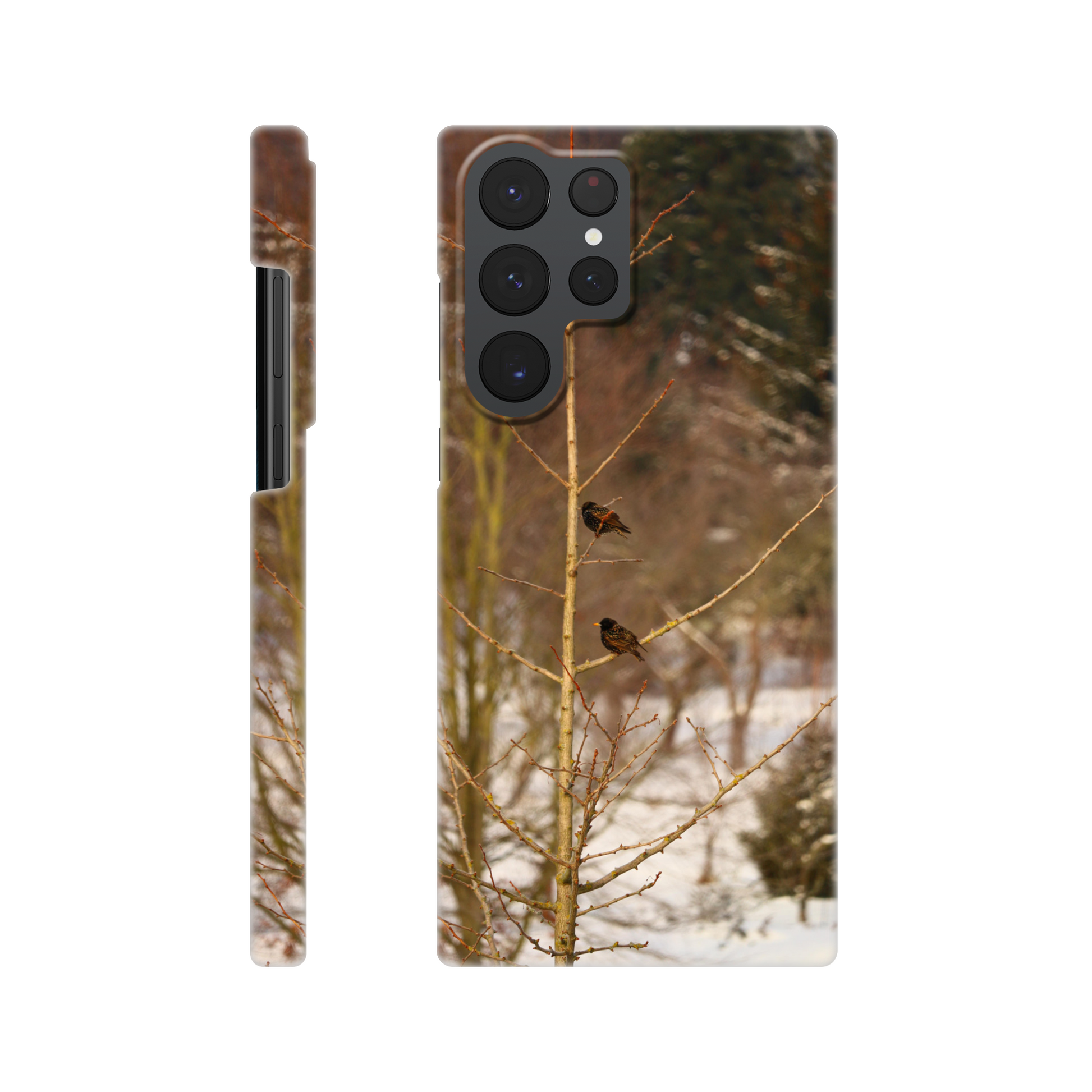Feathered Winterday - Slim Phone Case - JDivine 