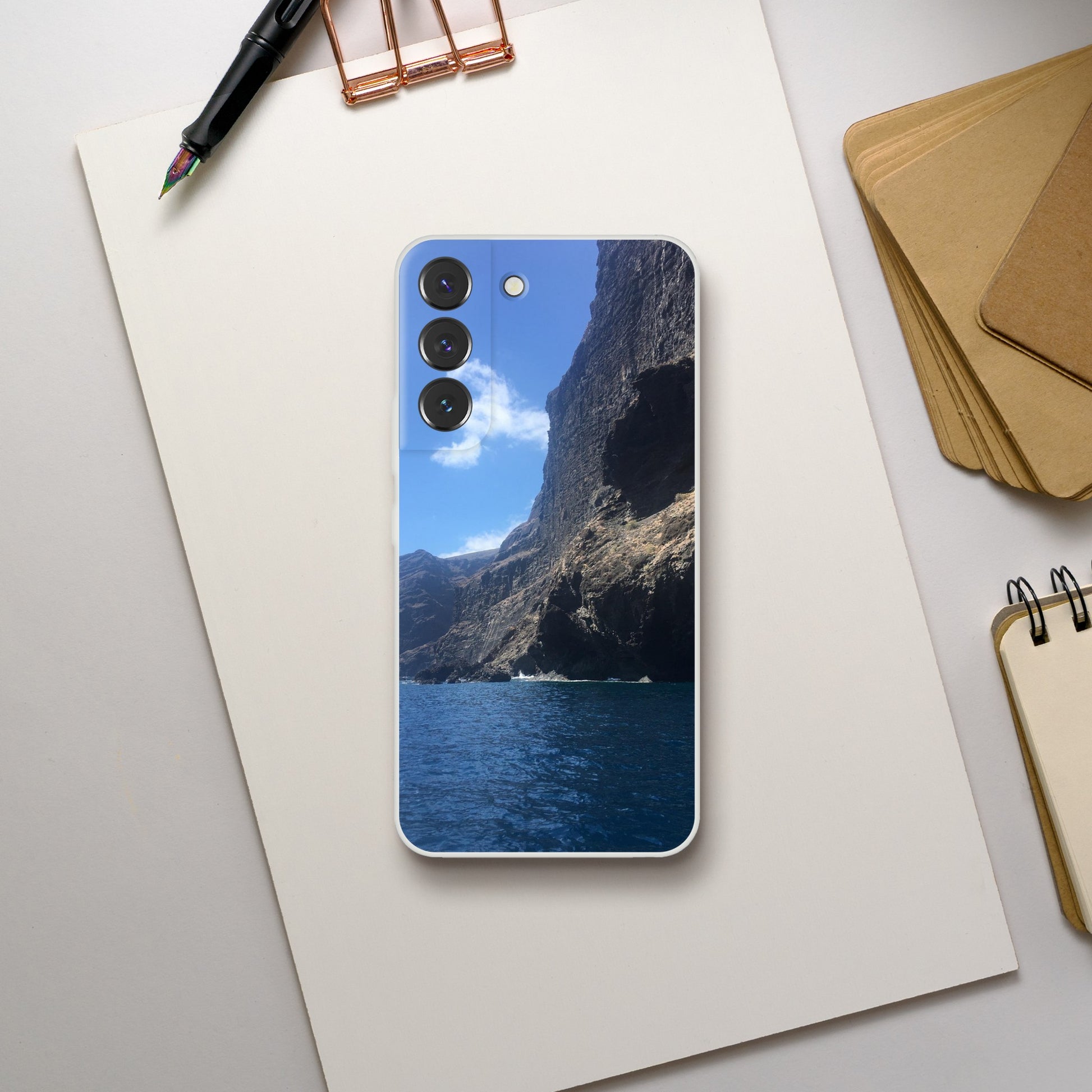 Azure Cliffs Encounter - Flexi Phone Case - JDivine 