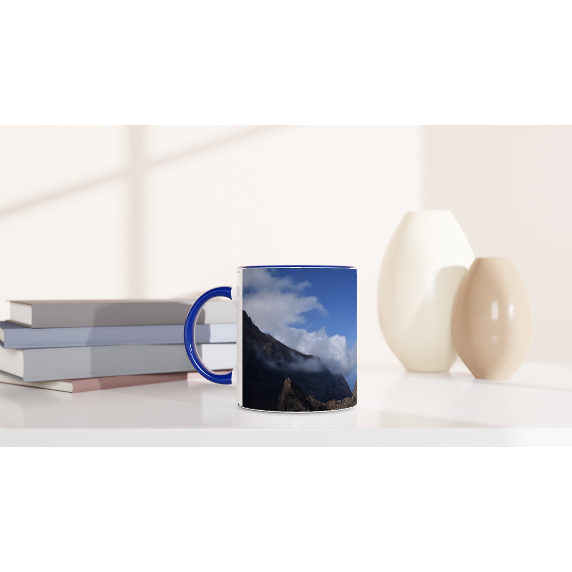 Cloud-Crowned Cliffs - Mug - JDivine 