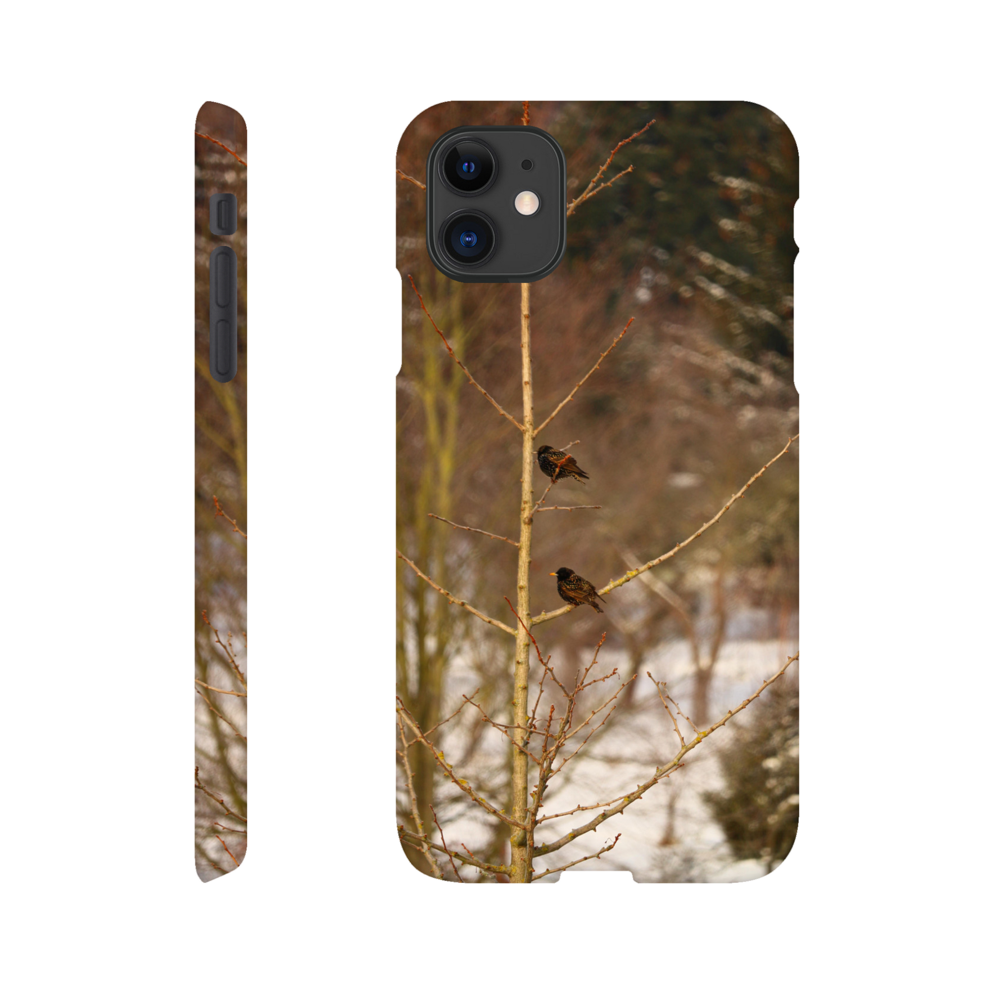 Feathered Winterday - Slim Phone Case - JDivine 