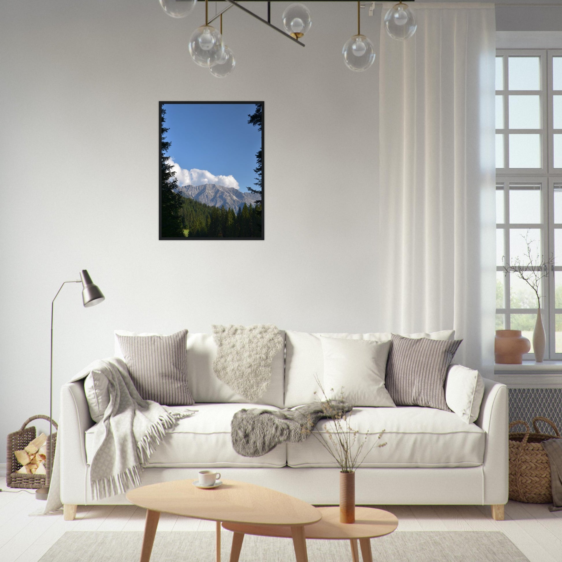 Framed Peaks - Framed Poster - JDivine 