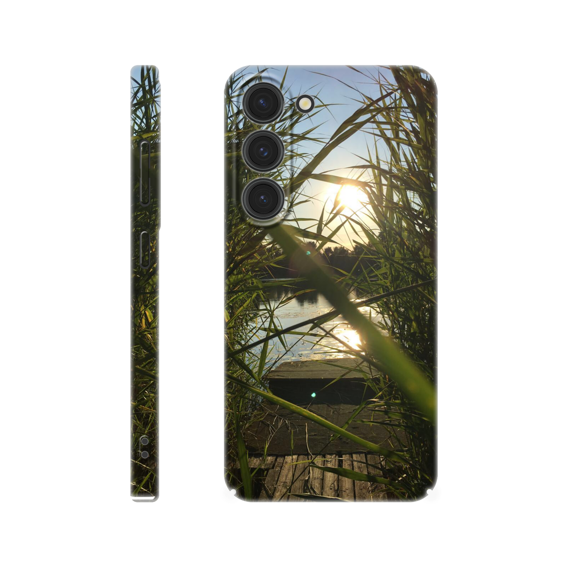 Golden Reed Passage - Slim Phone Case - JDivine 