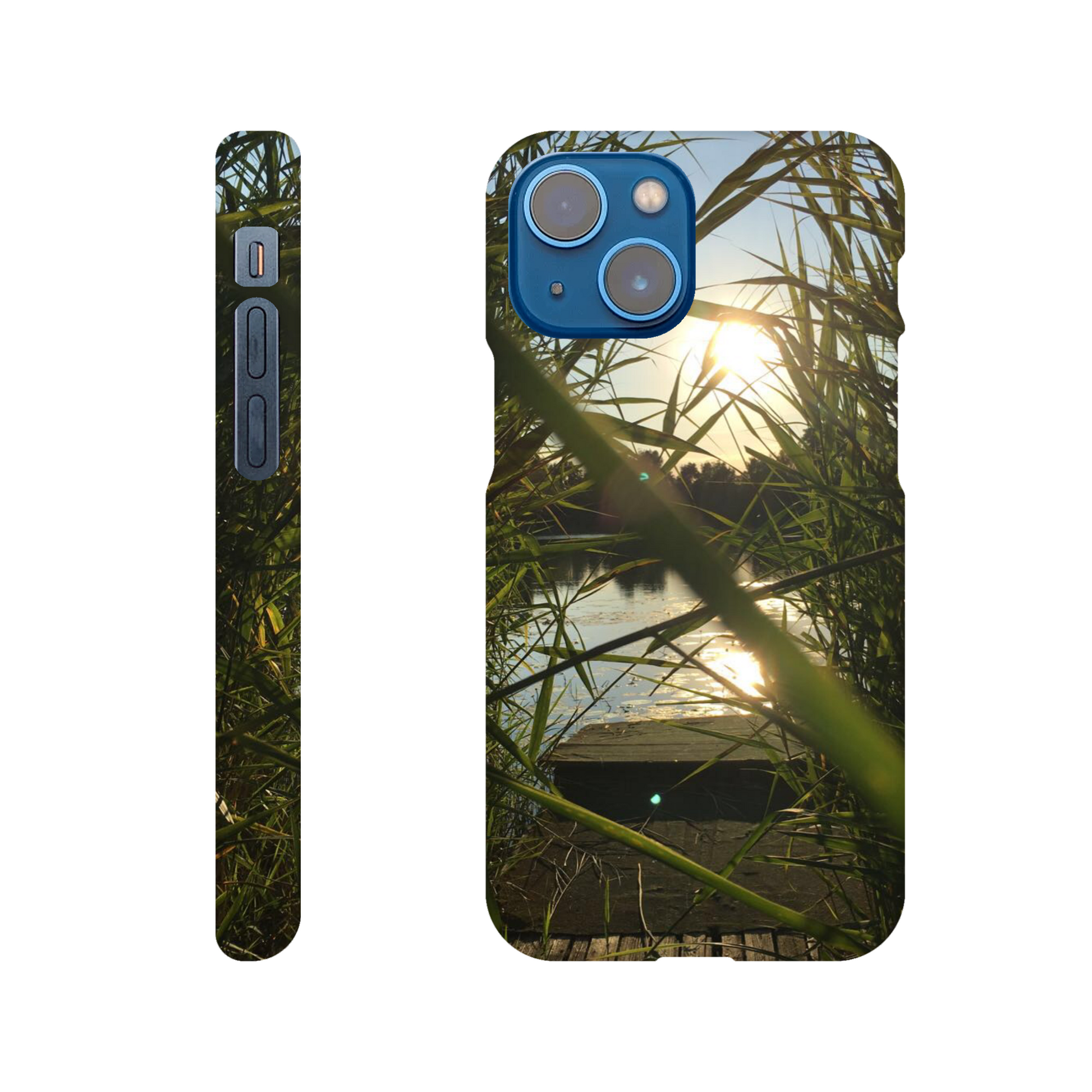 Golden Reed Passage - Slim Phone Case - JDivine 