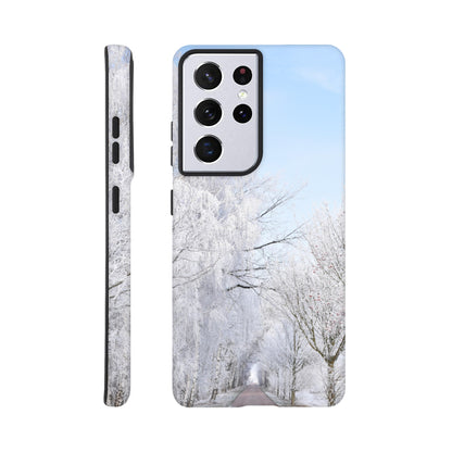 Winter’s Silent Path - Tough Phone Case - JDivine 