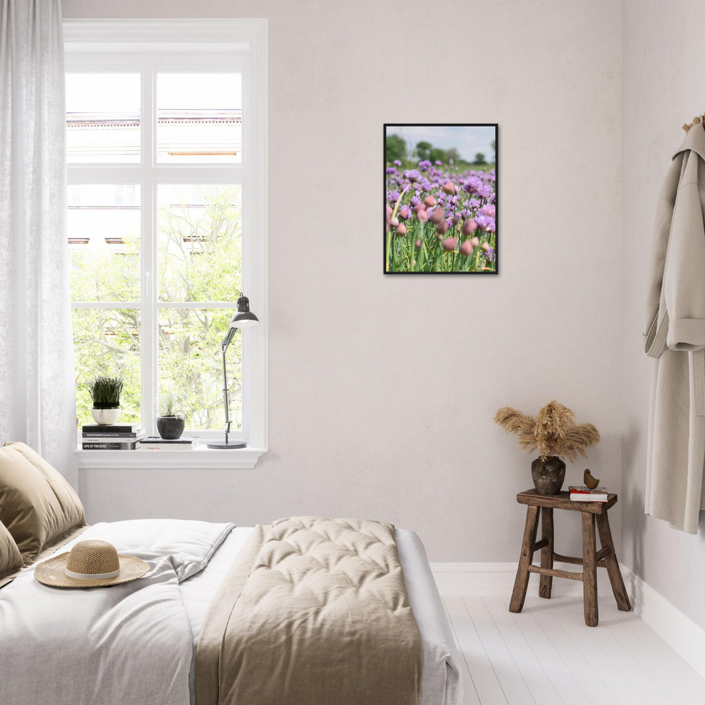 Purple Bloom Whispers - Framed Poster - JDivine 