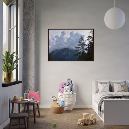 Crowned by Clouds - Framed Poster - JDivine 