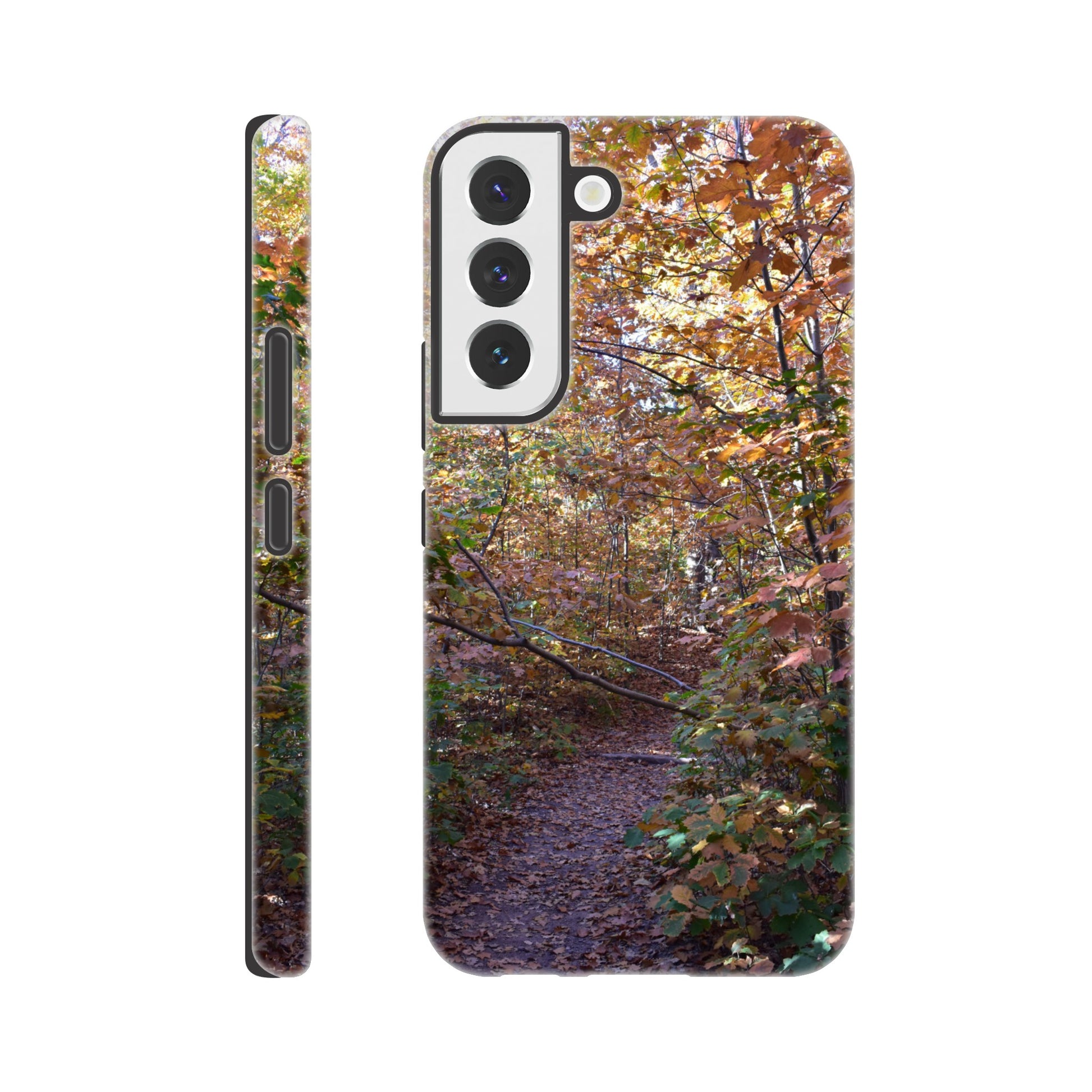 Pathway of Leaves – Tough Phone Case - JDivine 