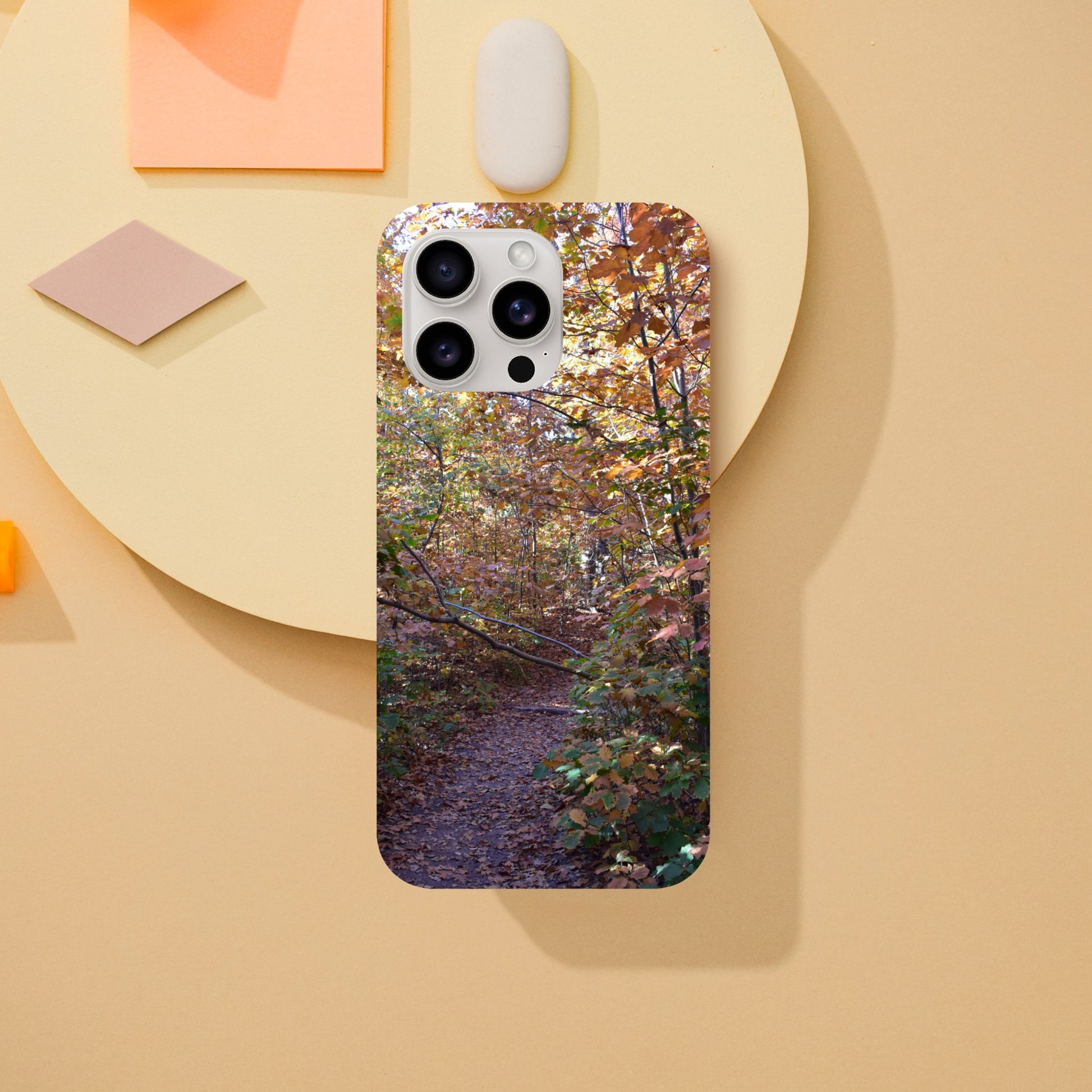 Pathway of Leaves – Tough Phone Case - JDivine 