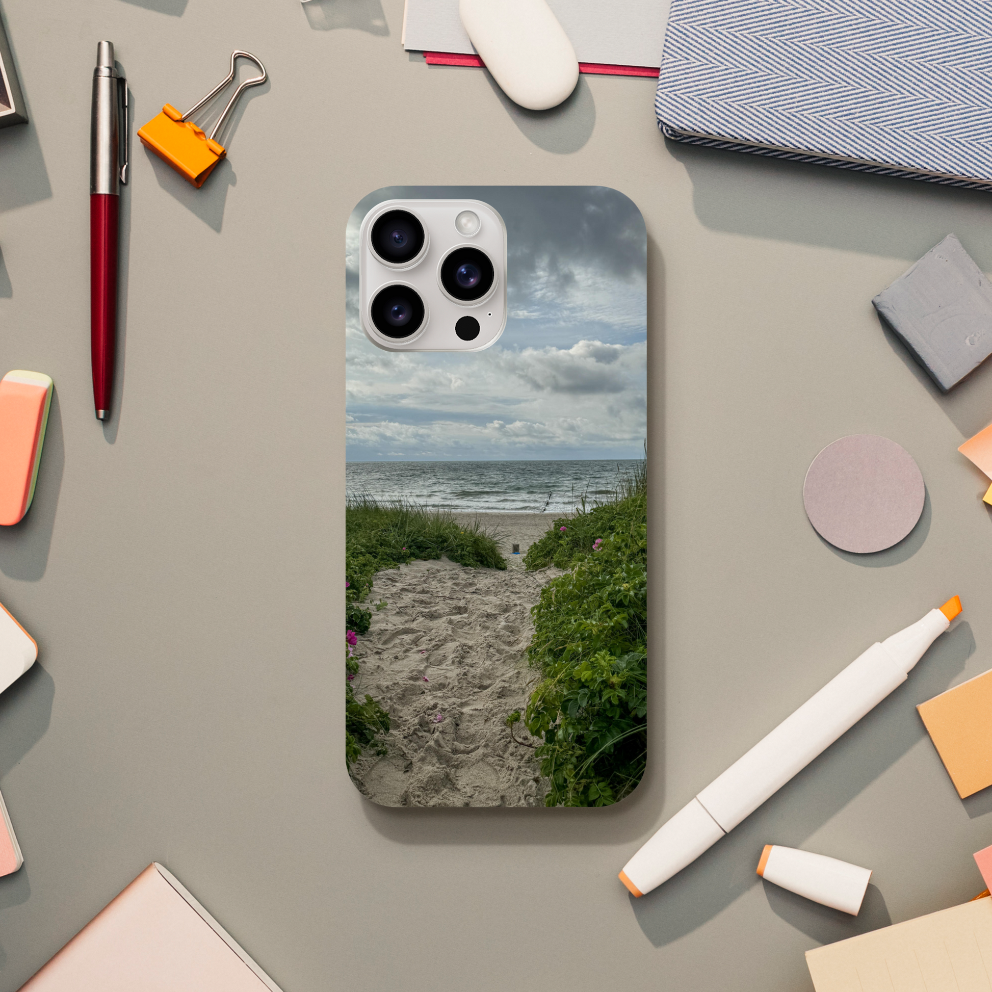 Moody Coastline - Slim Phone Case - JDivine 