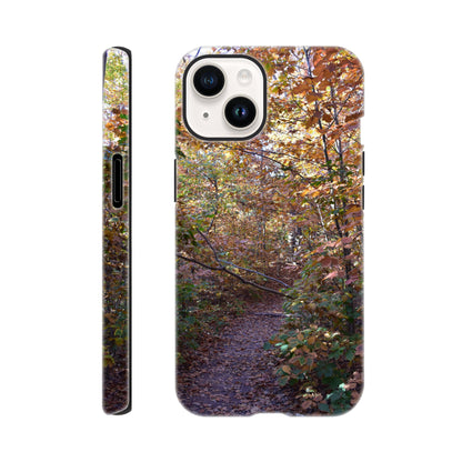 Pathway of Leaves – Tough Phone Case - JDivine 
