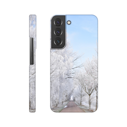 Winter’s Silent Path - Slim Phone Case - JDivine 