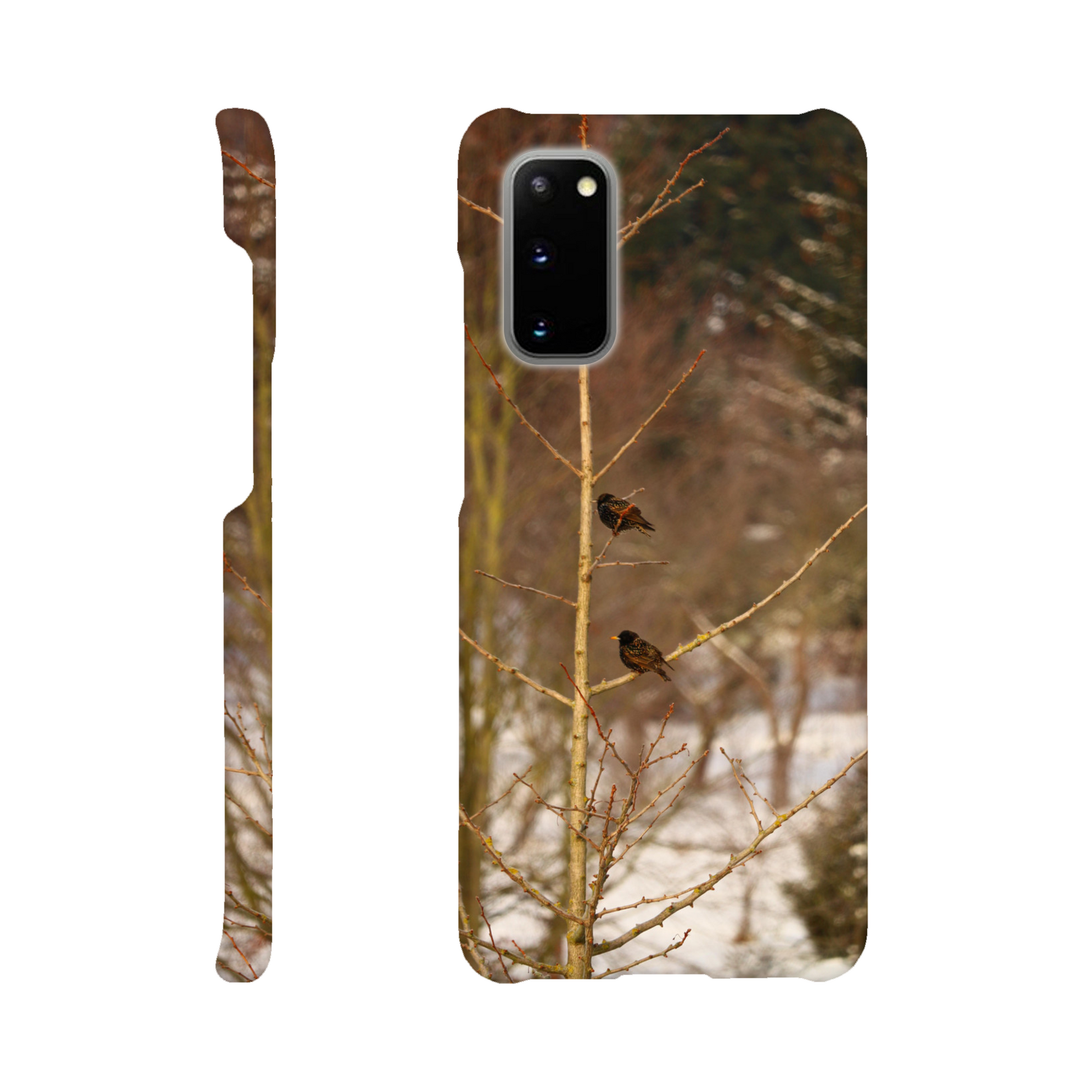 Feathered Winterday - Slim Phone Case - JDivine 