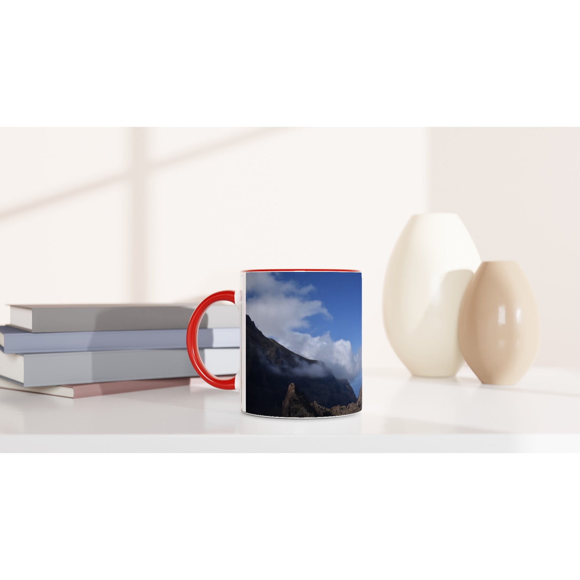 Cloud-Crowned Cliffs - Mug - JDivine 