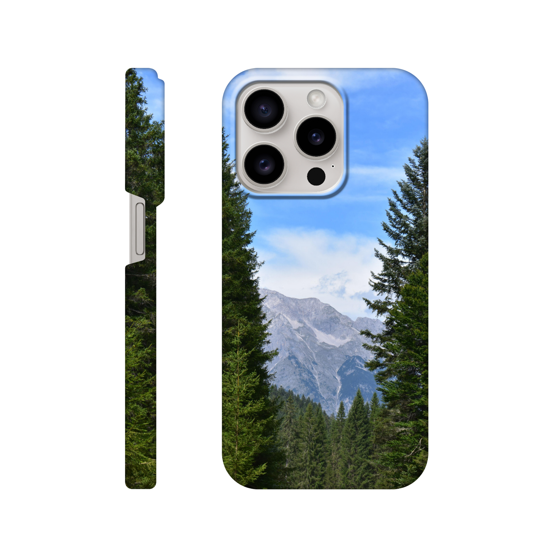 Evergreen Peaks - Slim Phone Case - JDivine 