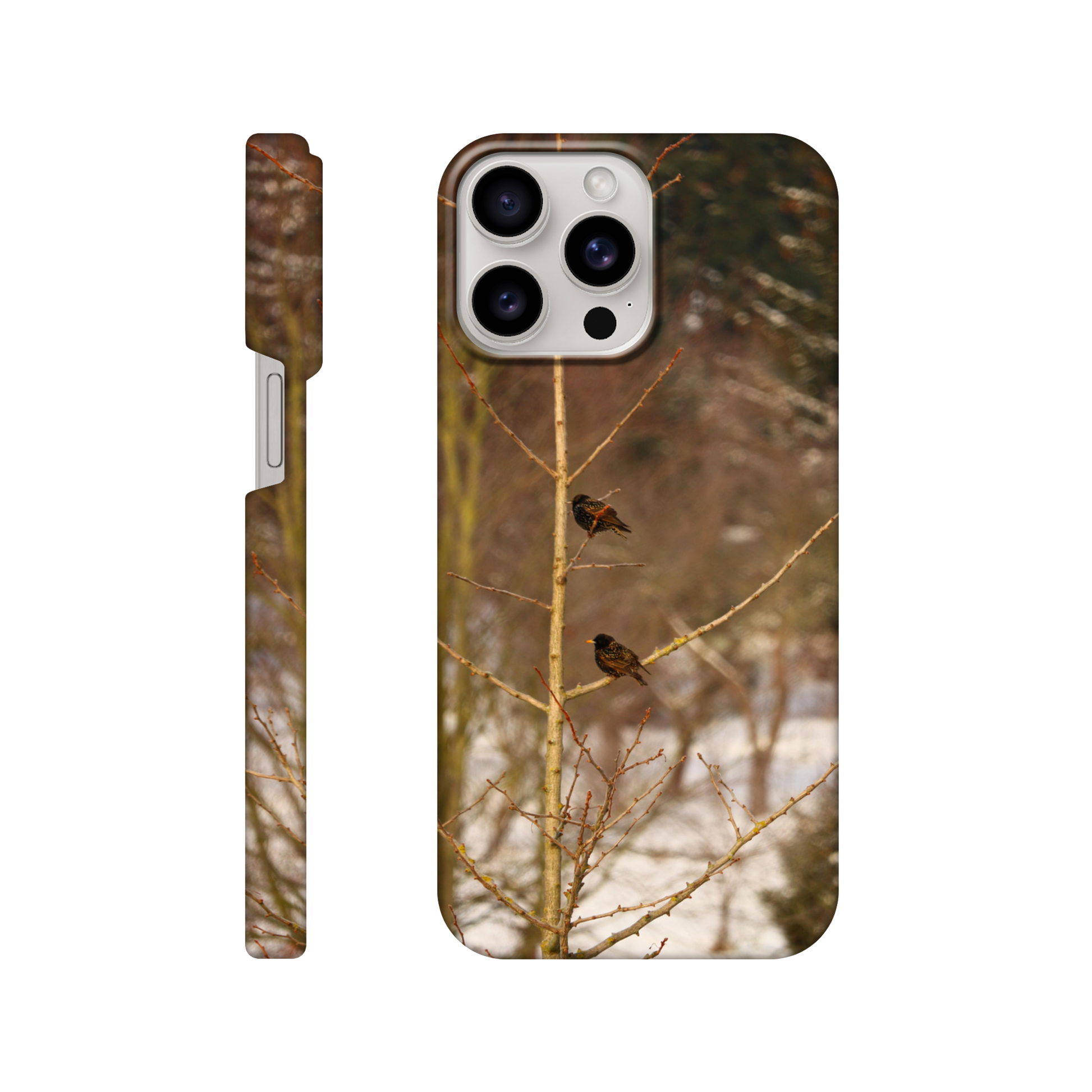 Feathered Winterday - Slim Phone Case - JDivine 