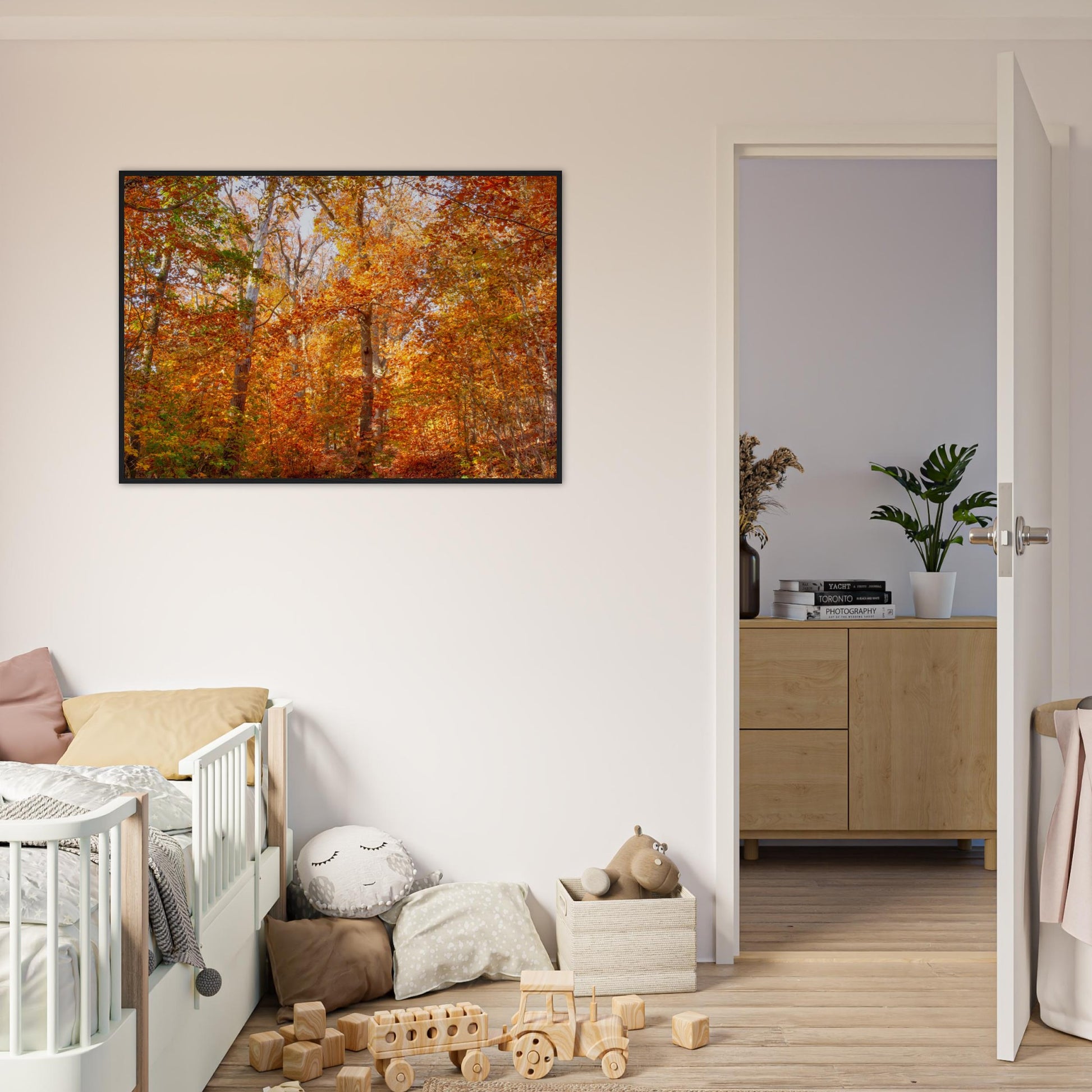 Colorful Trees - Framed Poster - JDivine 