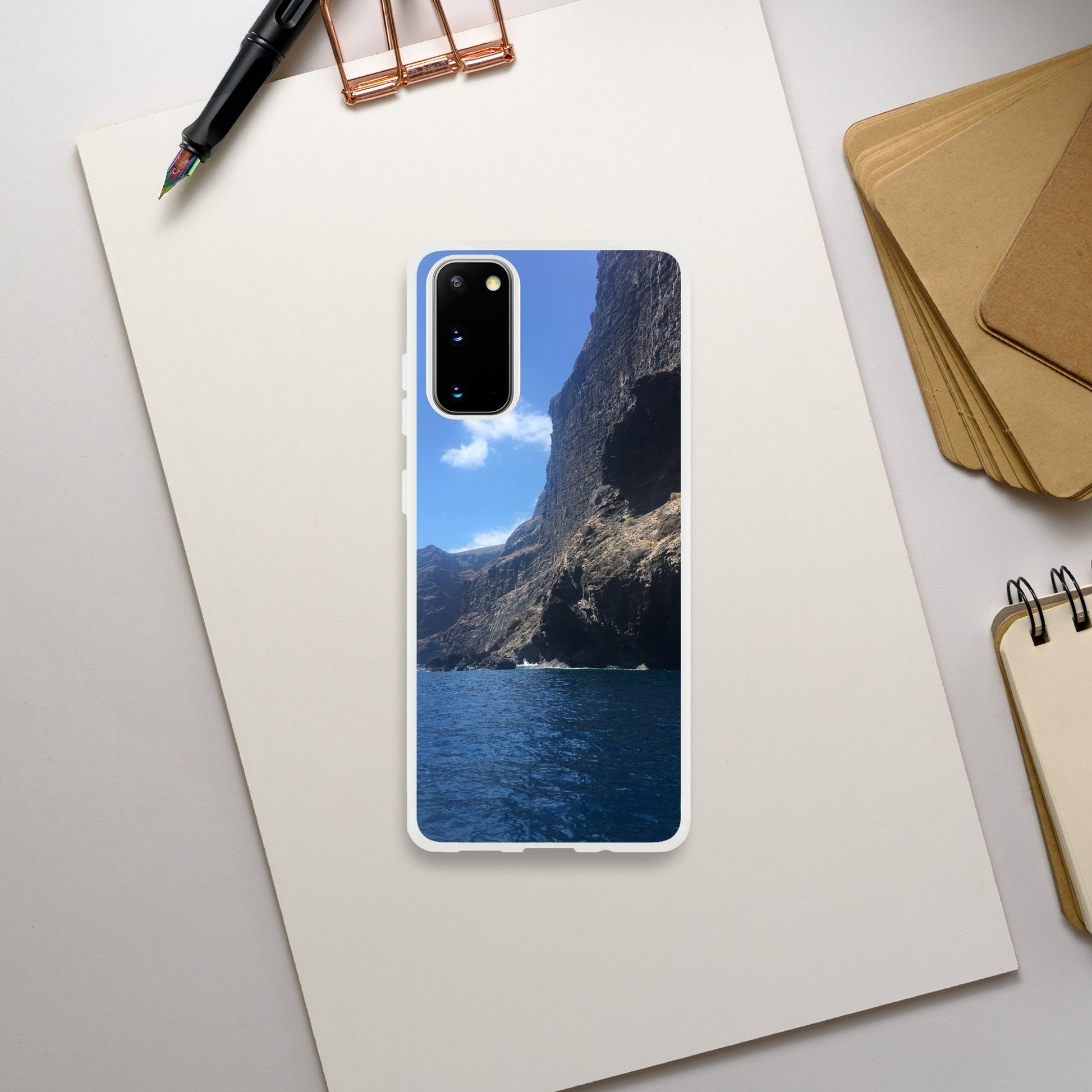 Azure Cliffs Encounter - Flexi Phone Case - JDivine 