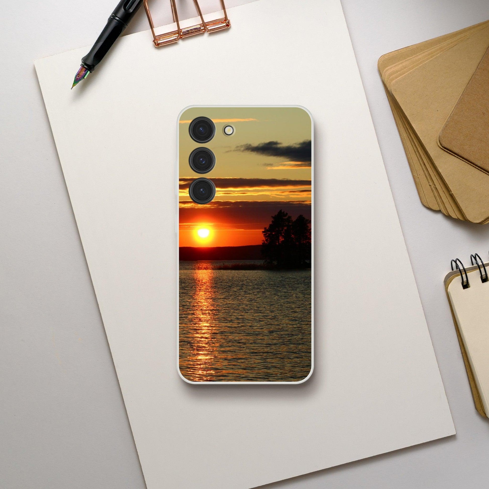 Radiant Sunset Waters - Flexi Phone Case - JDivine 