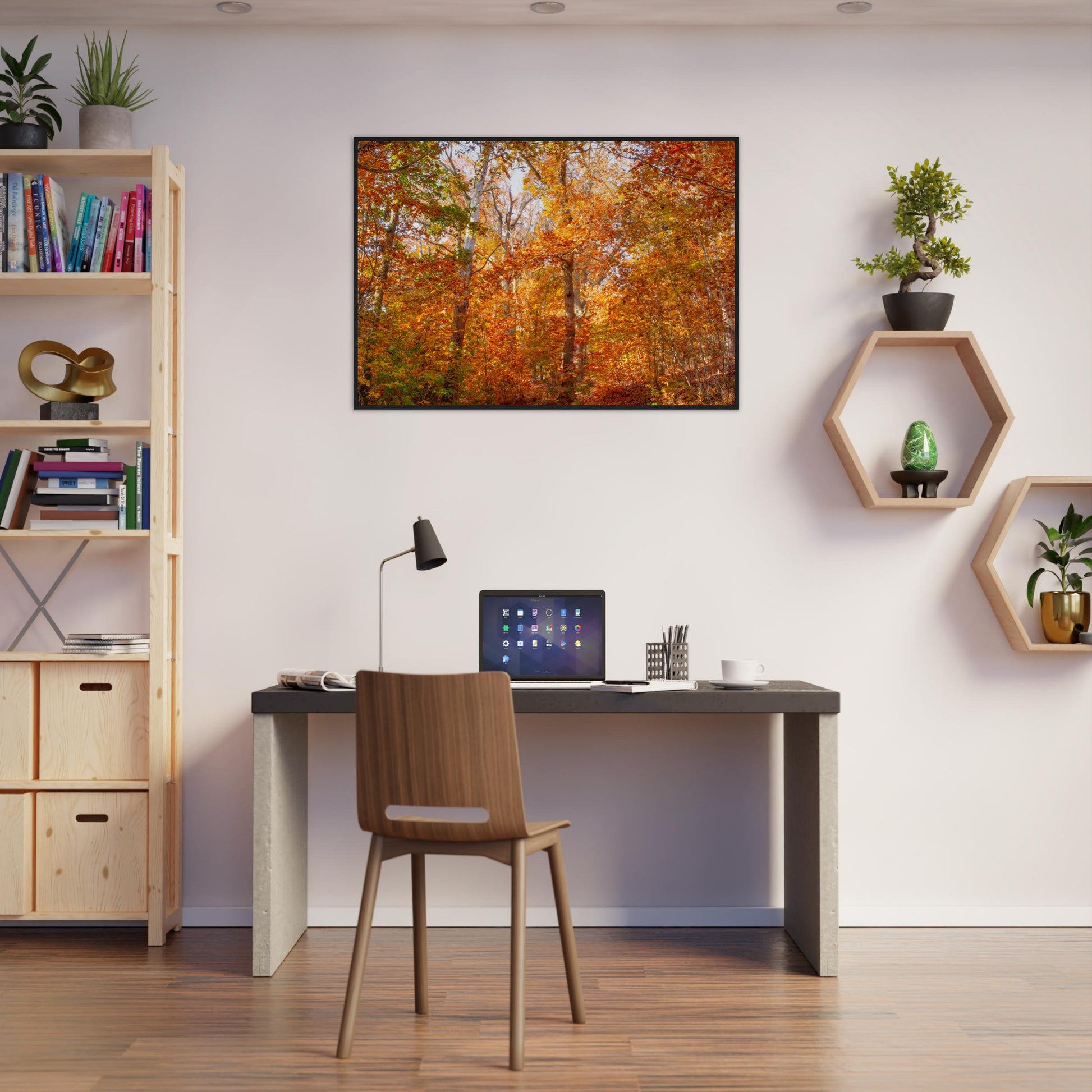 Colorful Trees - Framed Poster - JDivine 