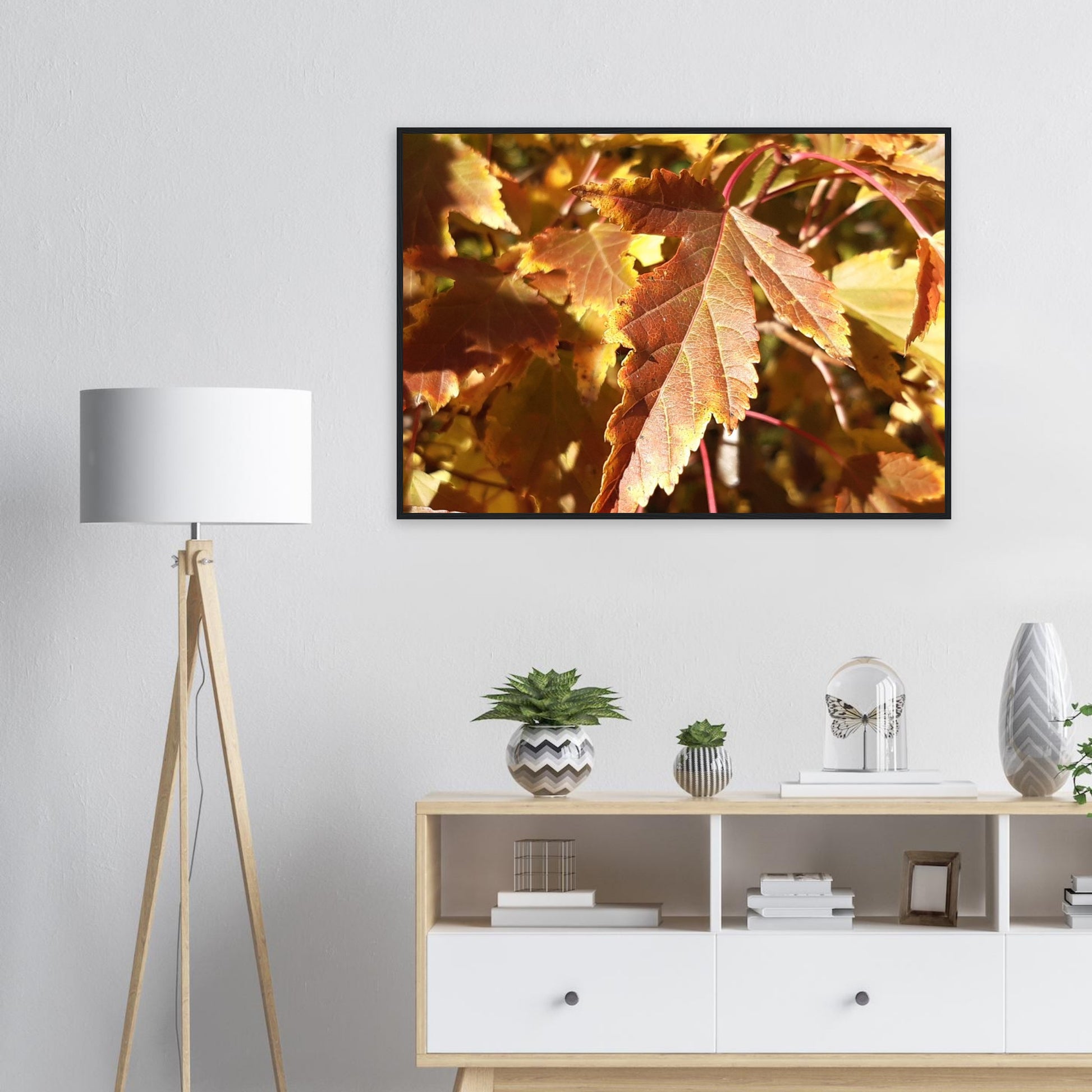 Autumn's Golden Glow - Framed Poster - JDivine 