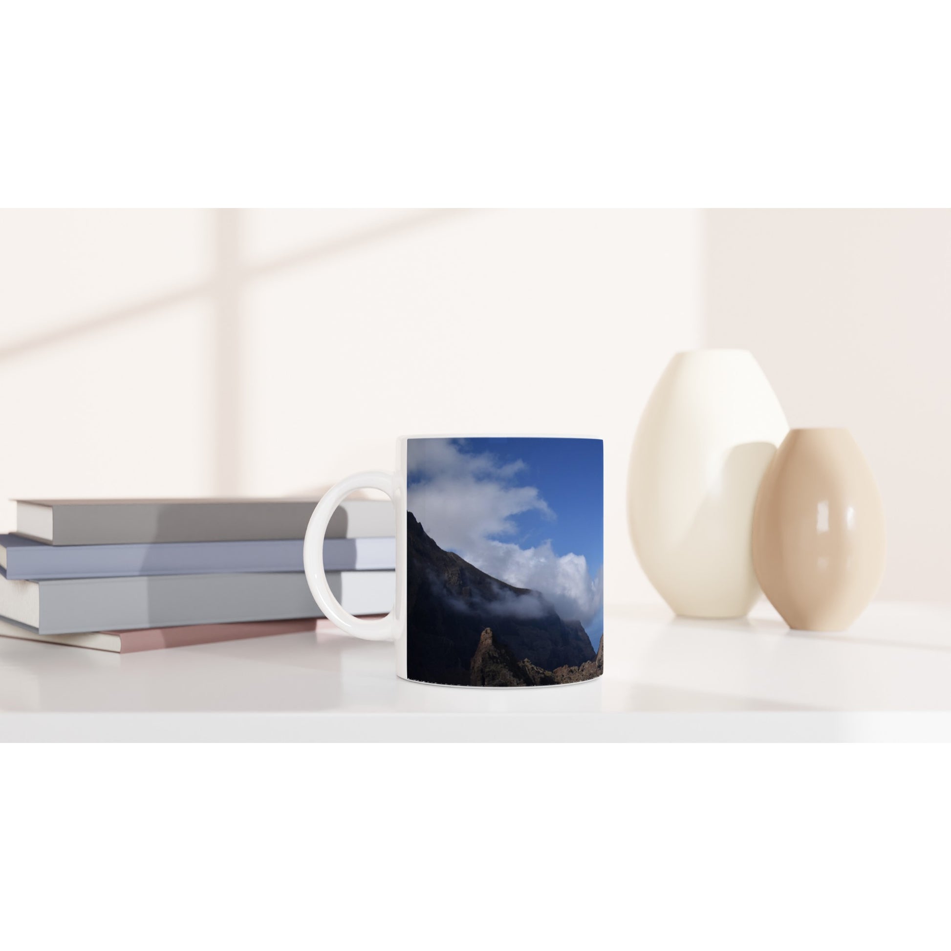 Cloud-Crowned Cliffs - Mug - JDivine 