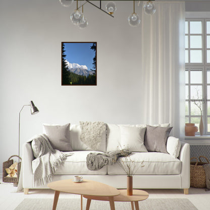 Framed Peaks - Framed Poster - JDivine 