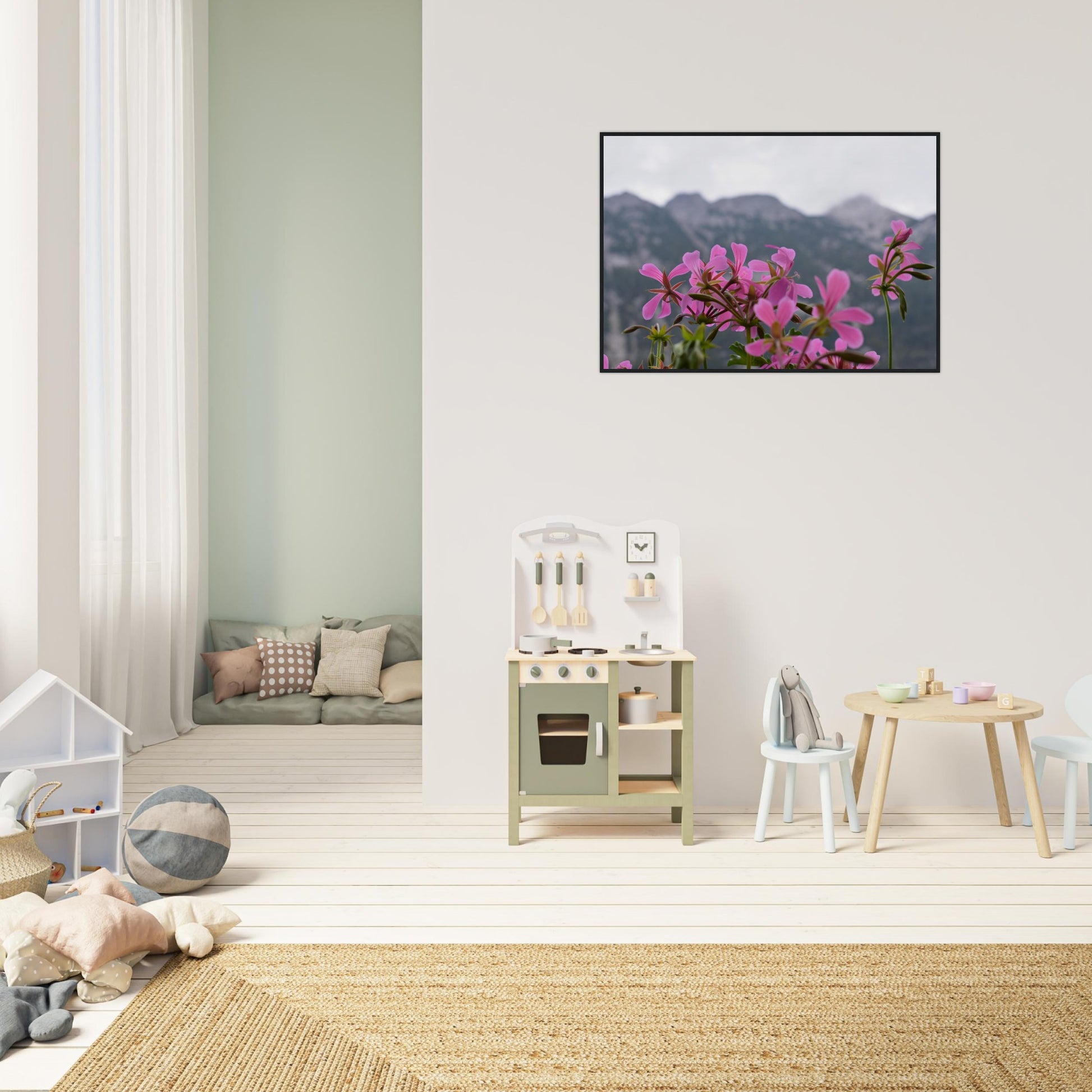 Alpine Bloom - Framed Poster - JDivine 
